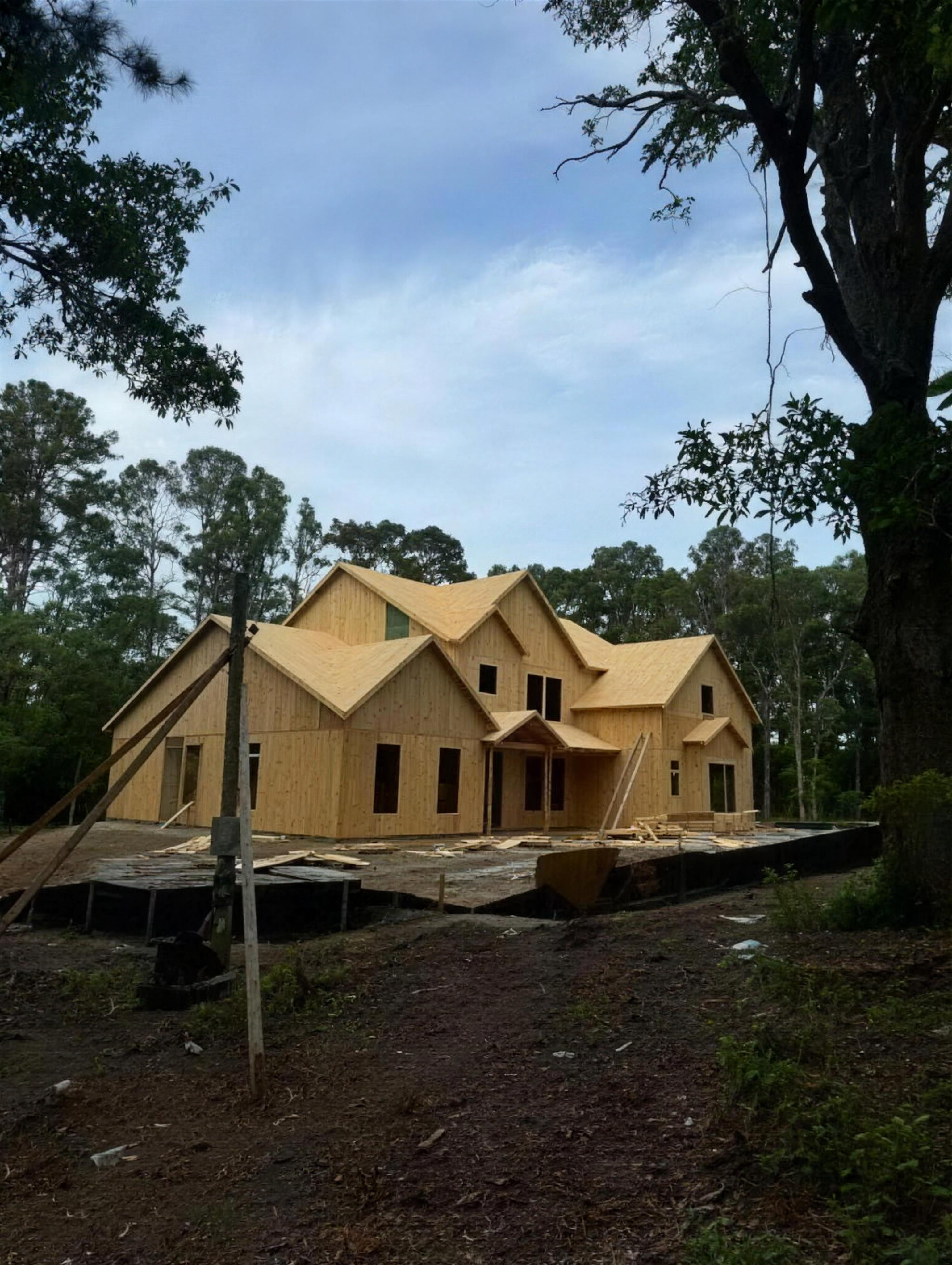 Framed wall section with structural openings