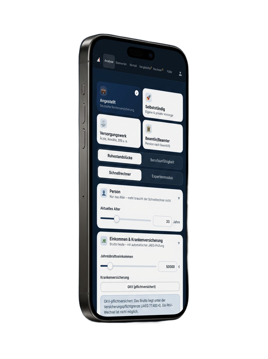AdvisorOS auf dem iPhone