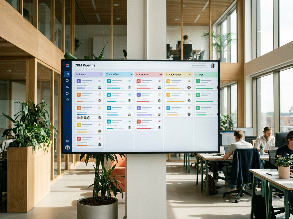 CRM pipeline dashboard