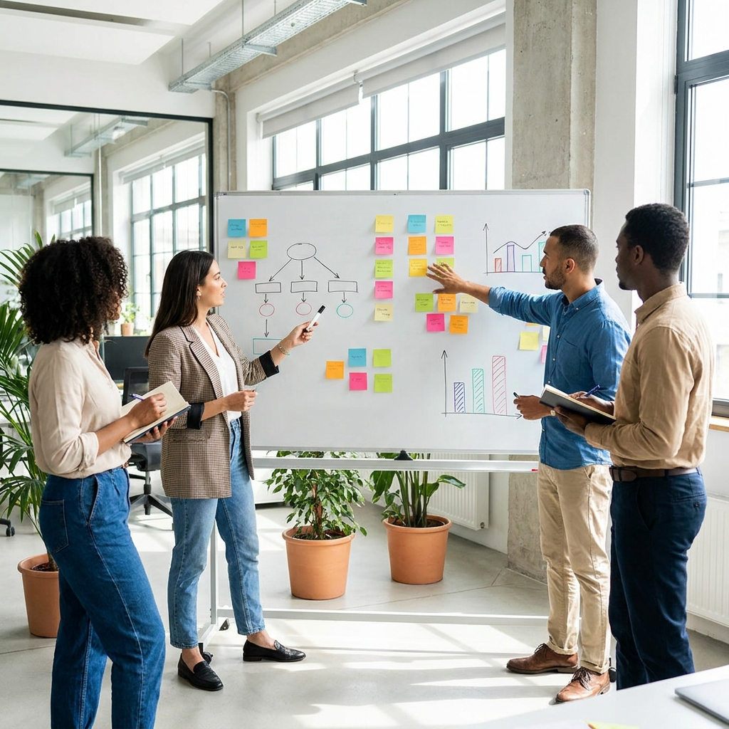 Marketing campaign strategy board