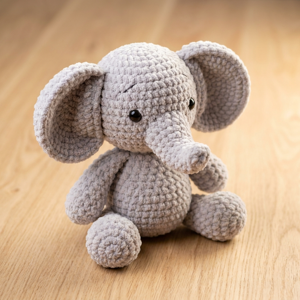 Amigurumi Elephant crochet plushie