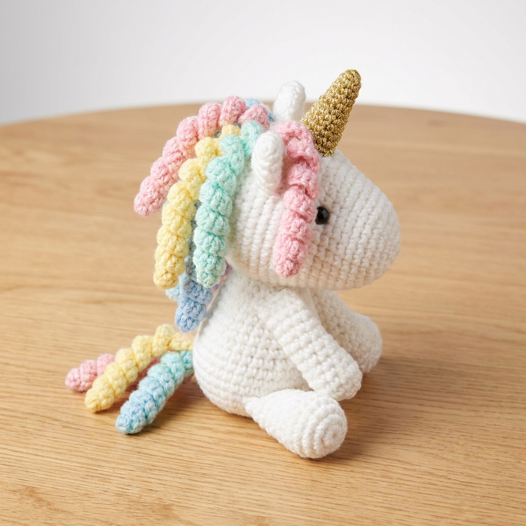 Amigurumi Unicorn crochet plushie
