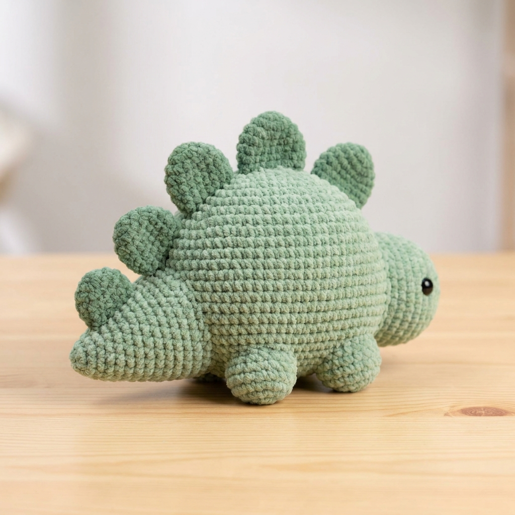 Amigurumi Dinosaur crochet plushie