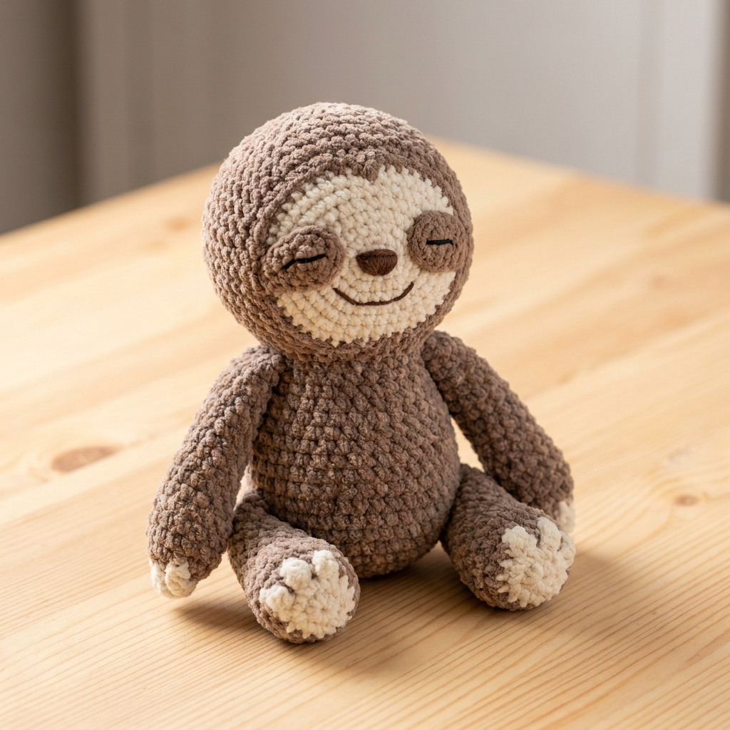 Amigurumi Sloth crochet plushie