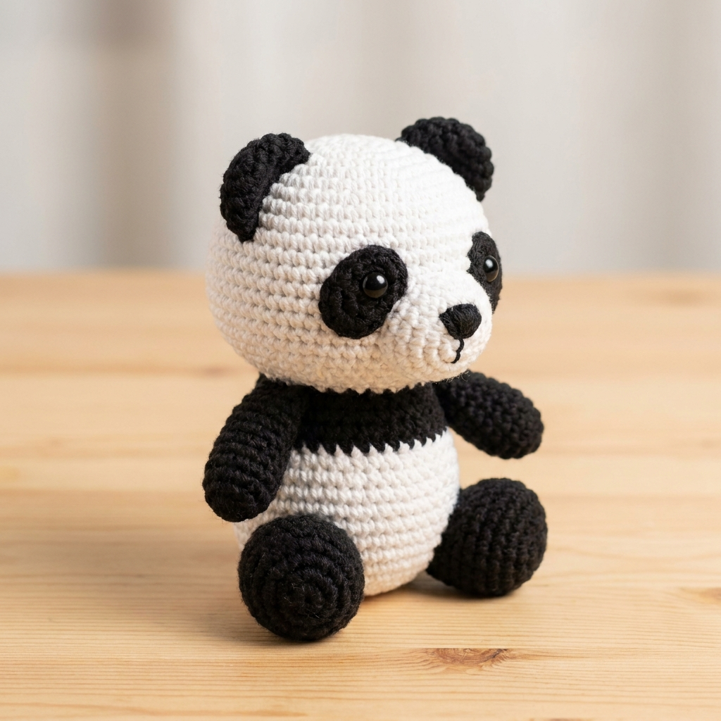 Amigurumi Panda crochet plushie