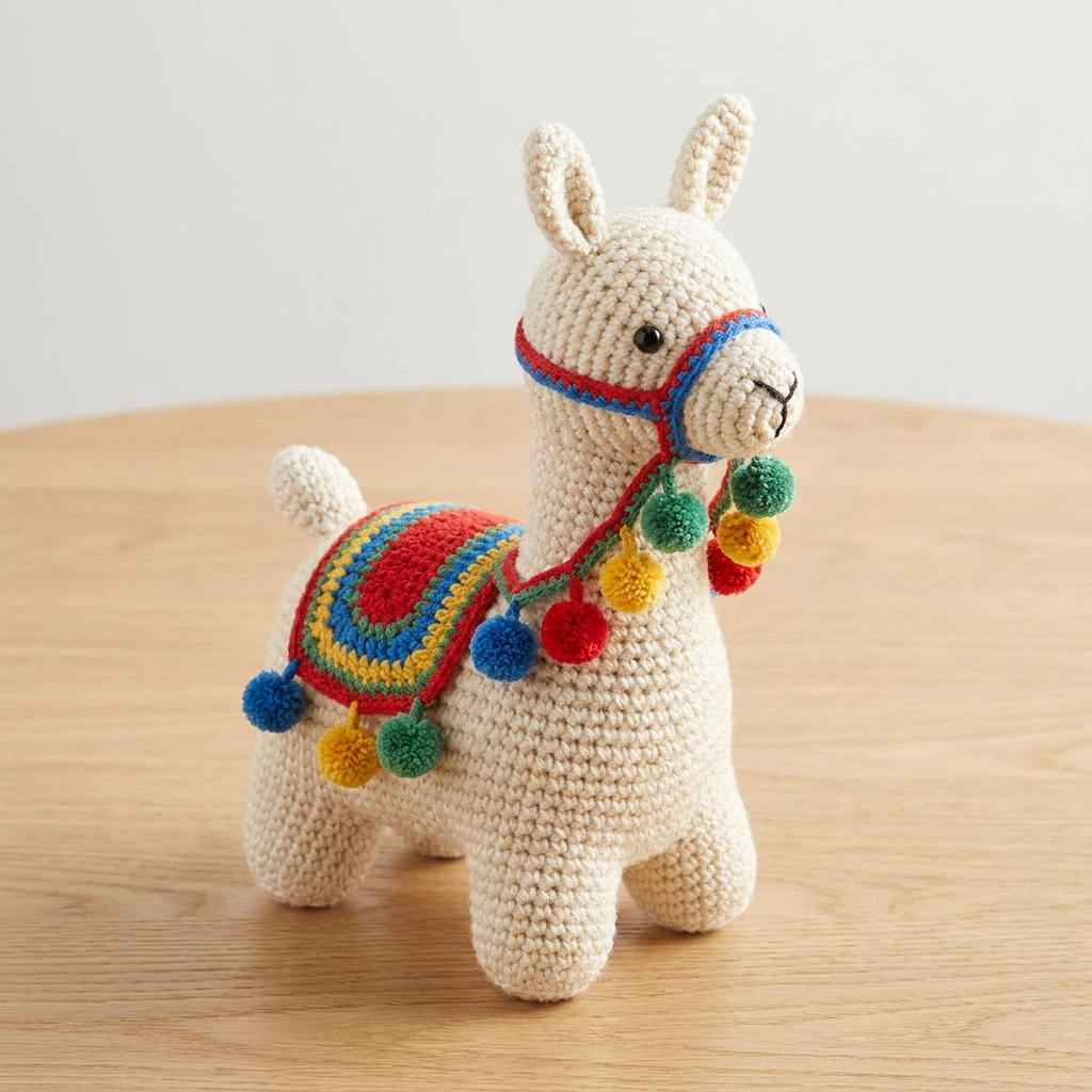 Amigurumi Llama crochet plushie