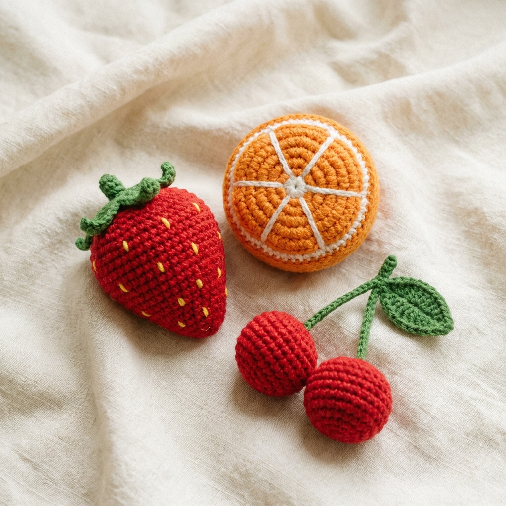 Amigurumi Fruit Set crochet plushie