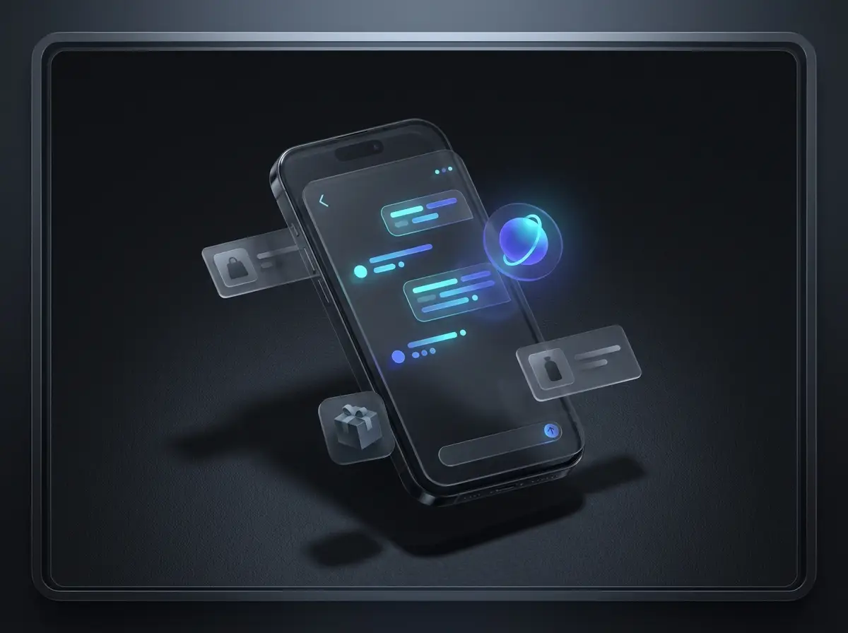 Phone conversation handled by an AI selling agent