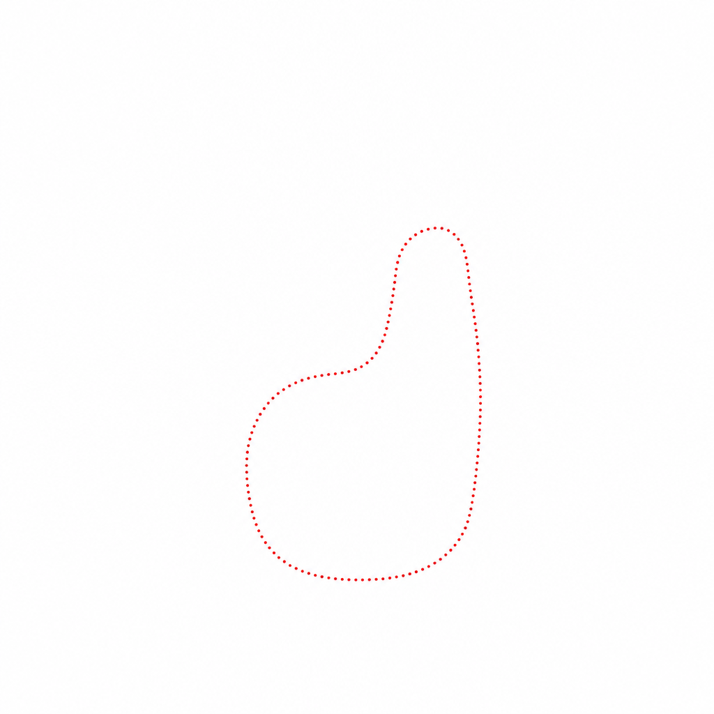 How to draw a giraffe step 1 — rounded oval body shape