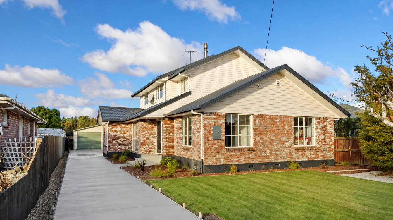 Renovated house flip