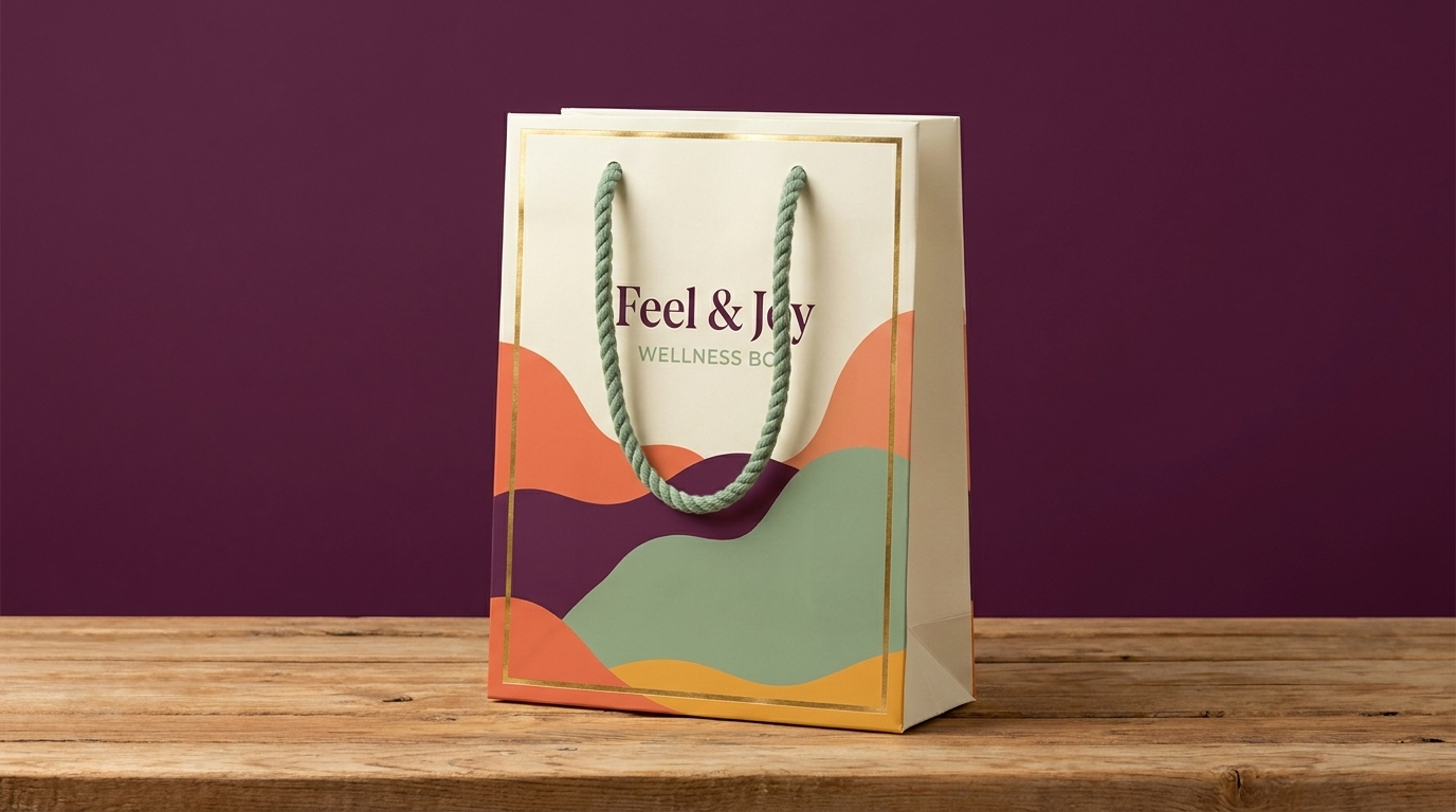 Feel & Joy gift tote bag