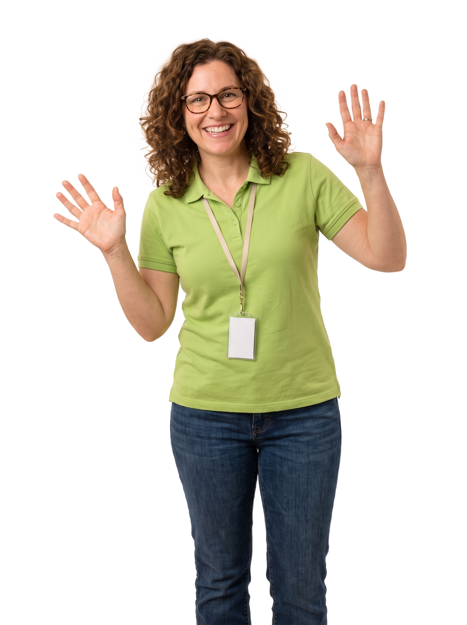 A TOPP KIDS educator waving hello