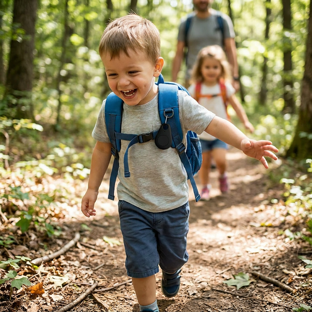 Kinder GPS-Tracker Wasserdicht mit Echtzeit-Ortung & SOS-Alarm | Klein, Leicht, Tragetasche und Sicherheitsfunktionen lifestyle