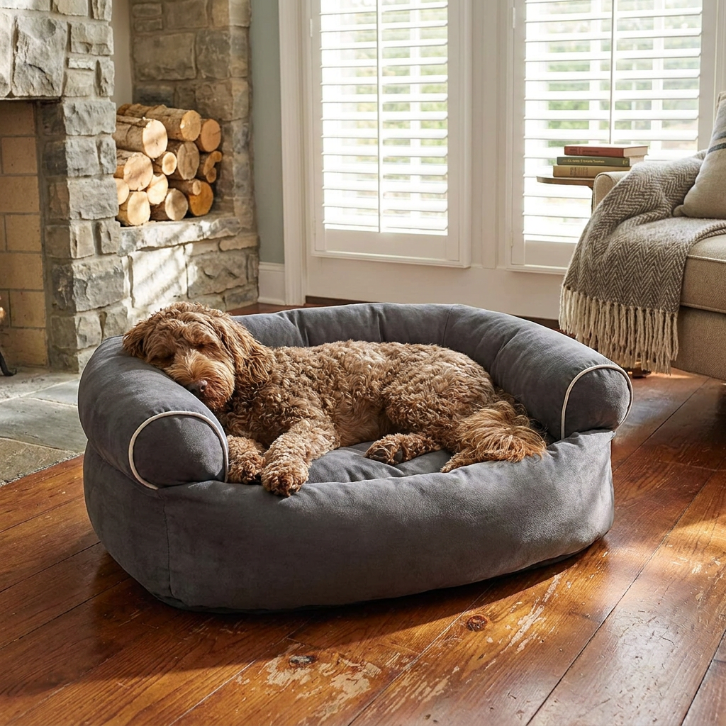 Orthopedische Hondenbank met Zachte Vulling – Rust en Comfort voor Jouw Hond lifestyle