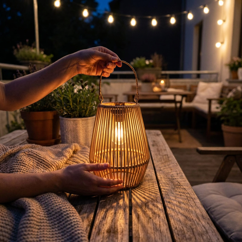 Solarlantaarn Rotan lifestyle