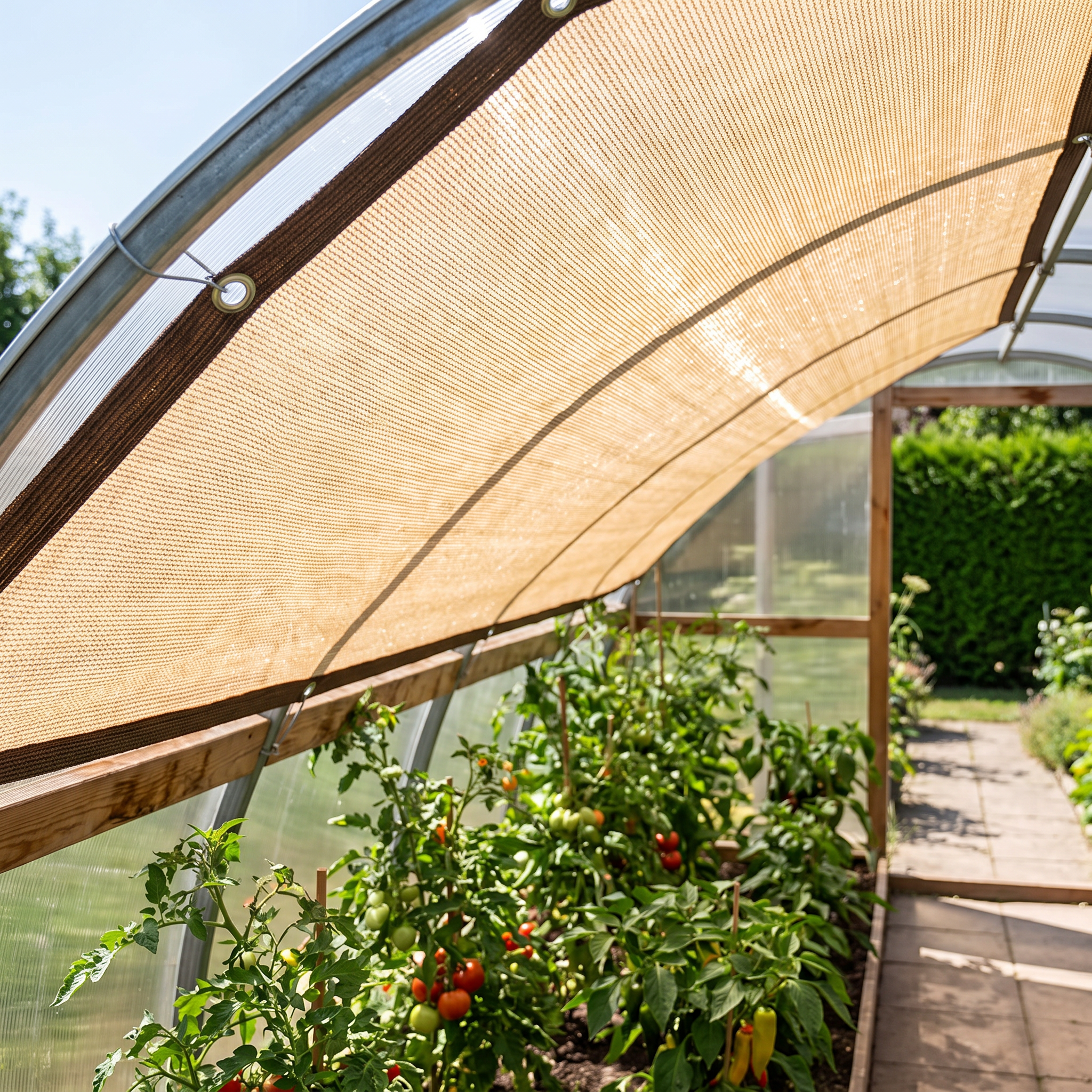 Schaduwdoek kas 90% UV HDPE luchtdoorlatend | Sansoti