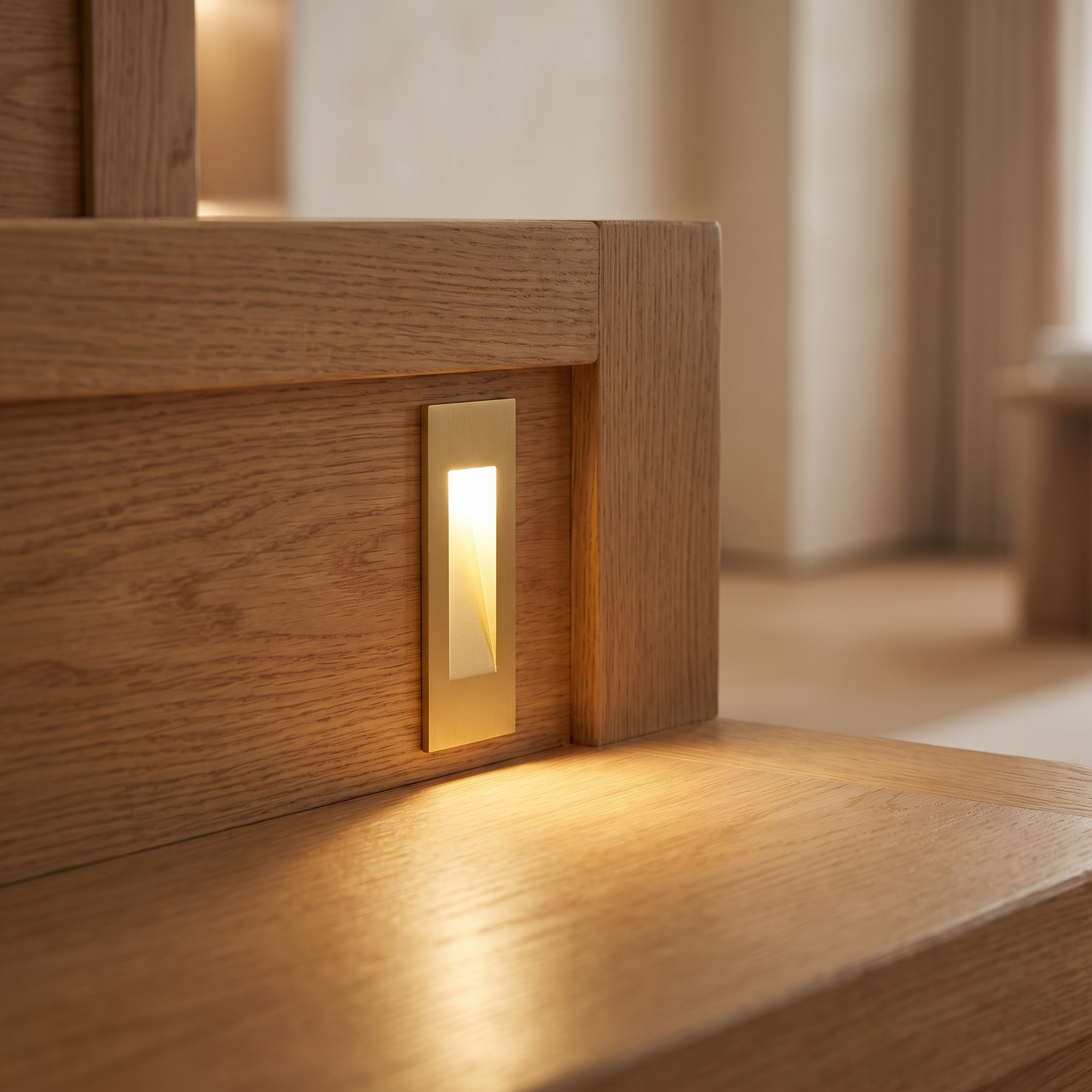 Trapverlichting bewegingssensor inbouw traptrede | Sansoti