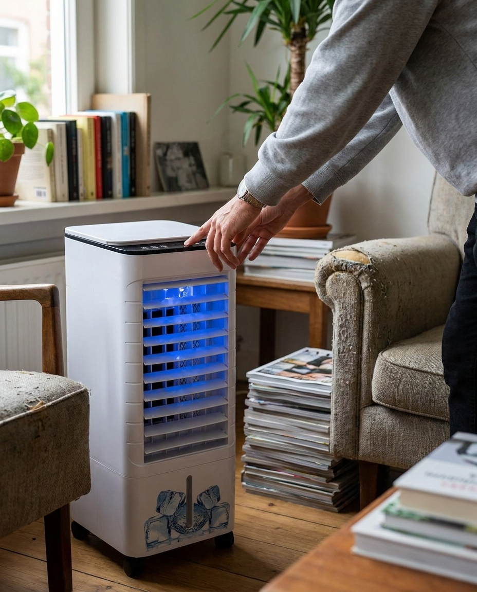Mobiele Aircooler 3-in-1 Luchtkoeler zonder Installatie | Sansoti in gebruik