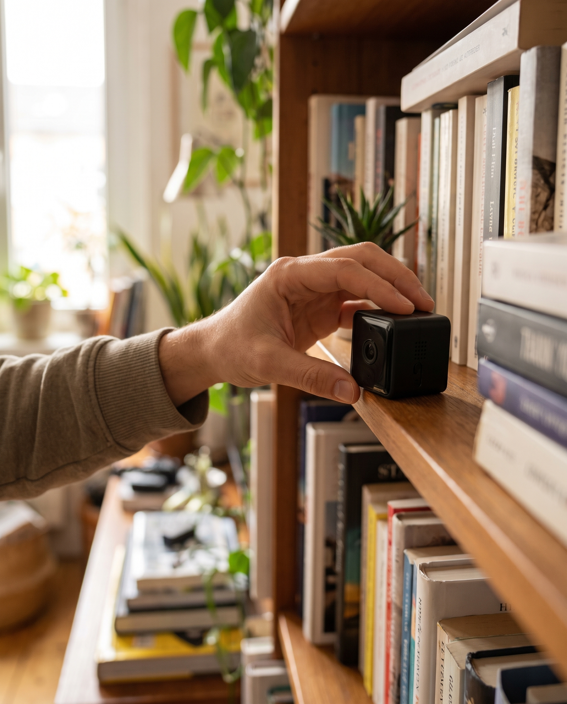 Draadloze Mini WiFi Beveiligingscamera 1080P Full HD Binnen Buiten Bewegingsdetectie | Sansoti in gebruik