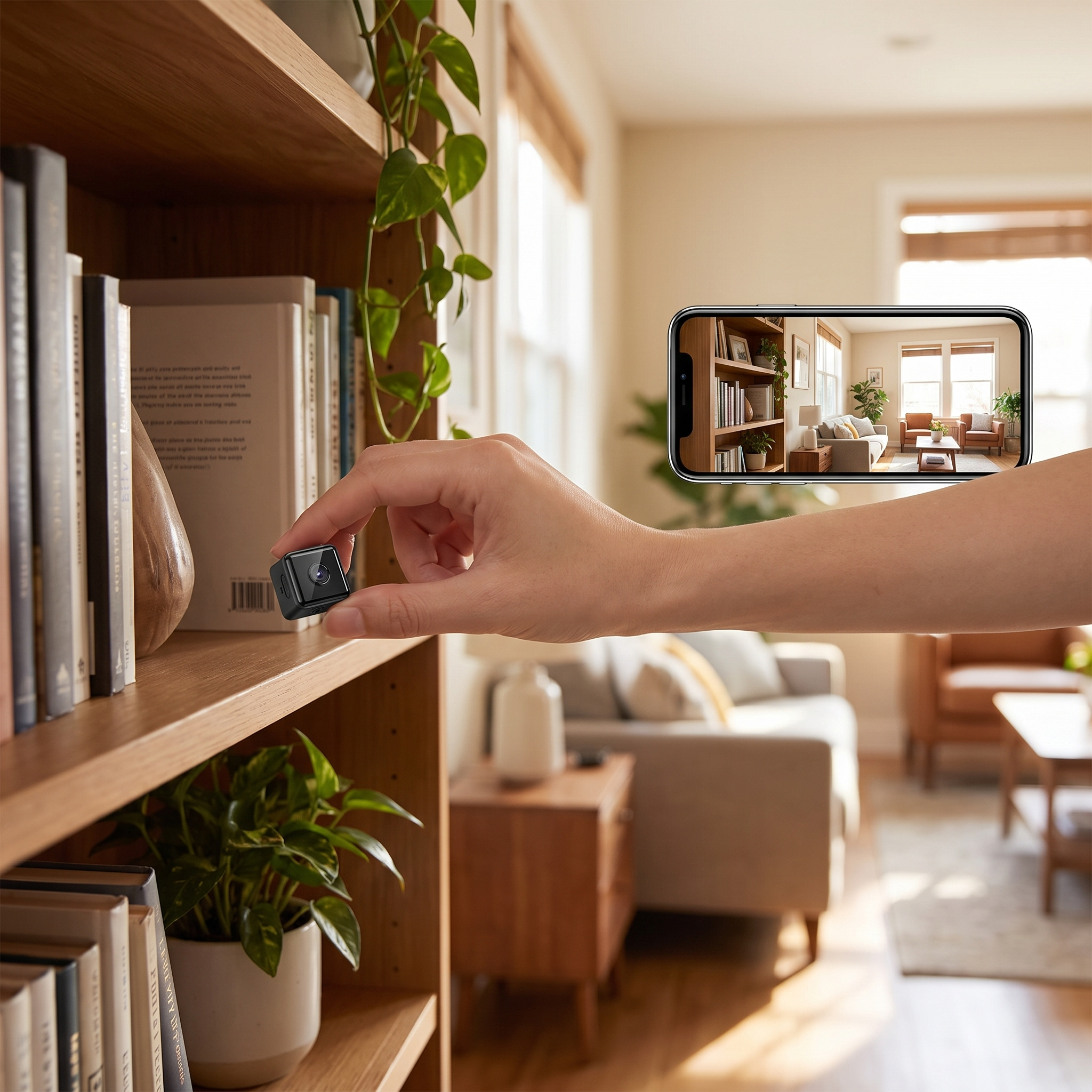 Draadloze Mini WiFi Beveiligingscamera 1080P Full HD Binnen Buiten Bewegingsdetectie | Sansoti lifestyle