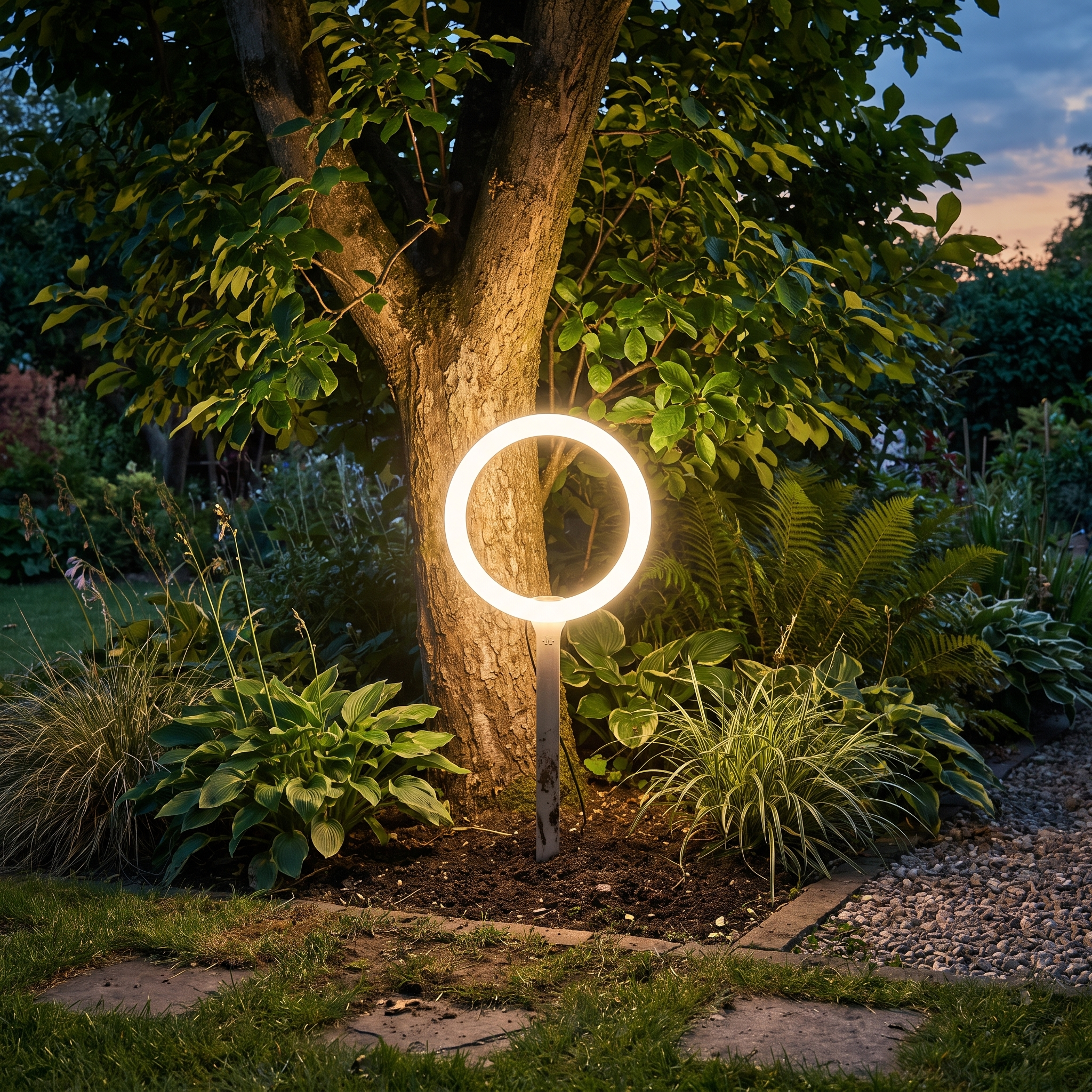 Tuinspot LED Boomverlichting IP65 Aluminium Buitenlamp Warm Wit lifestyle