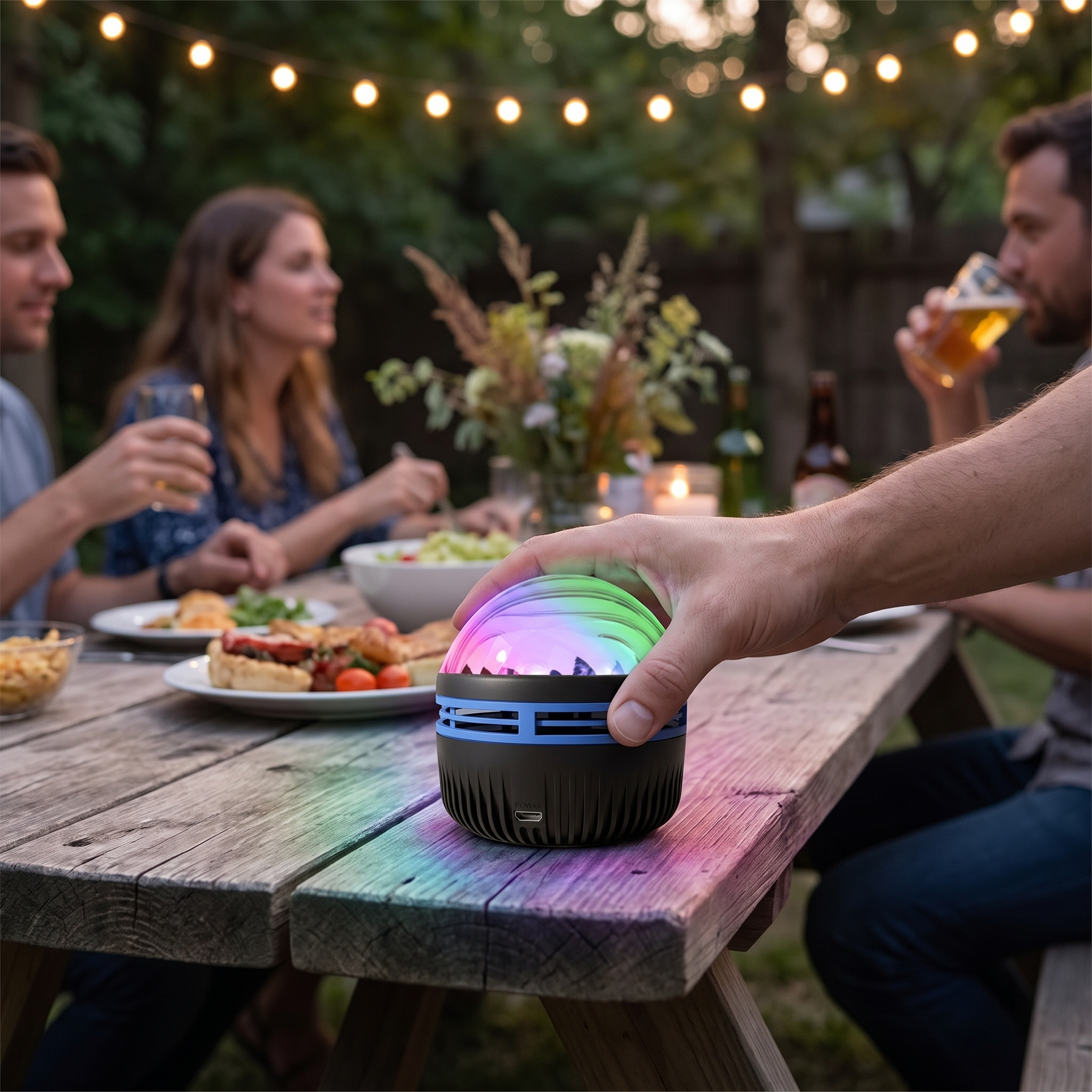 Sterrenhemel Projector LED met Noorderlicht Effect lifestyle