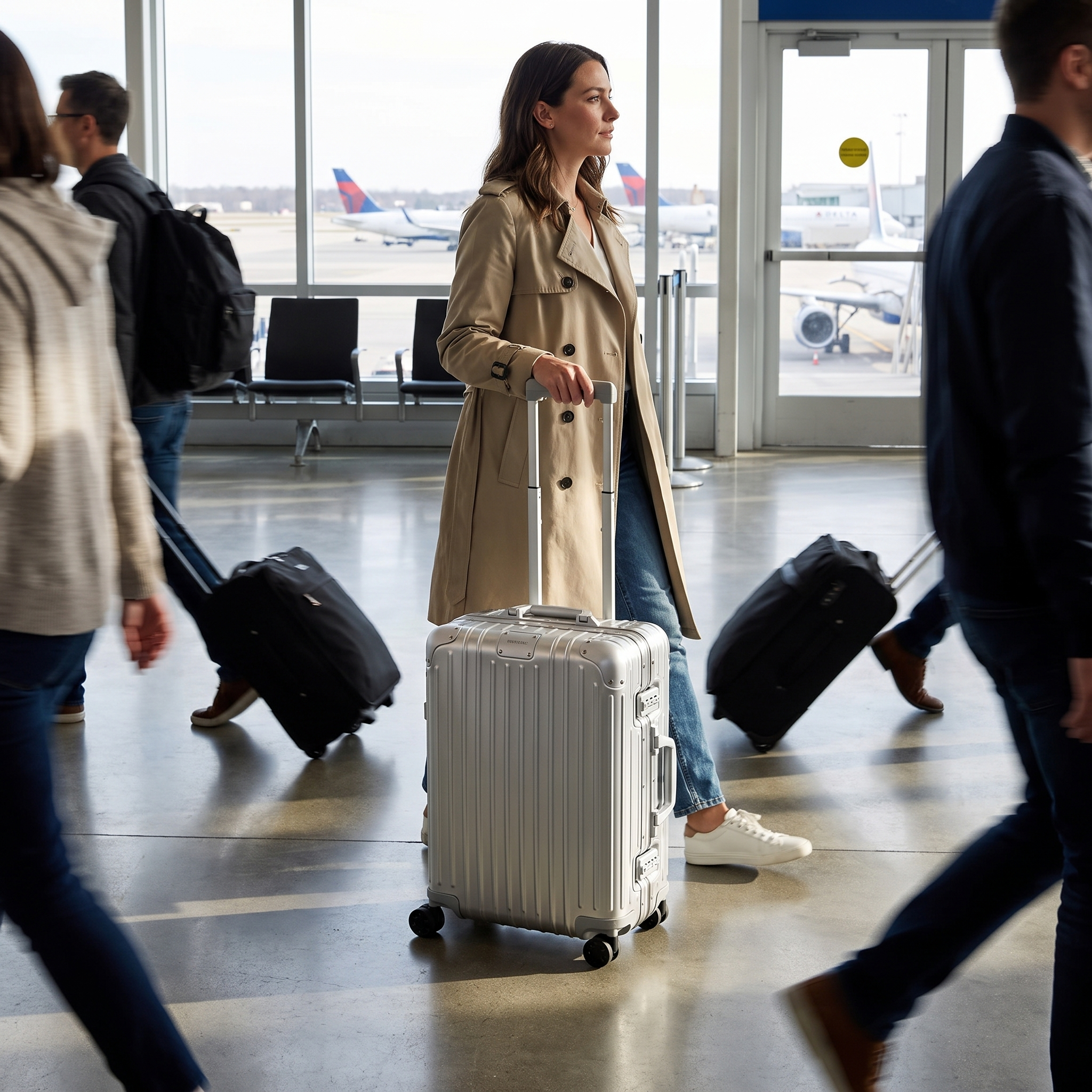 Aluminium Magnesium Koffer Zakelijk TSA Slot lifestyle