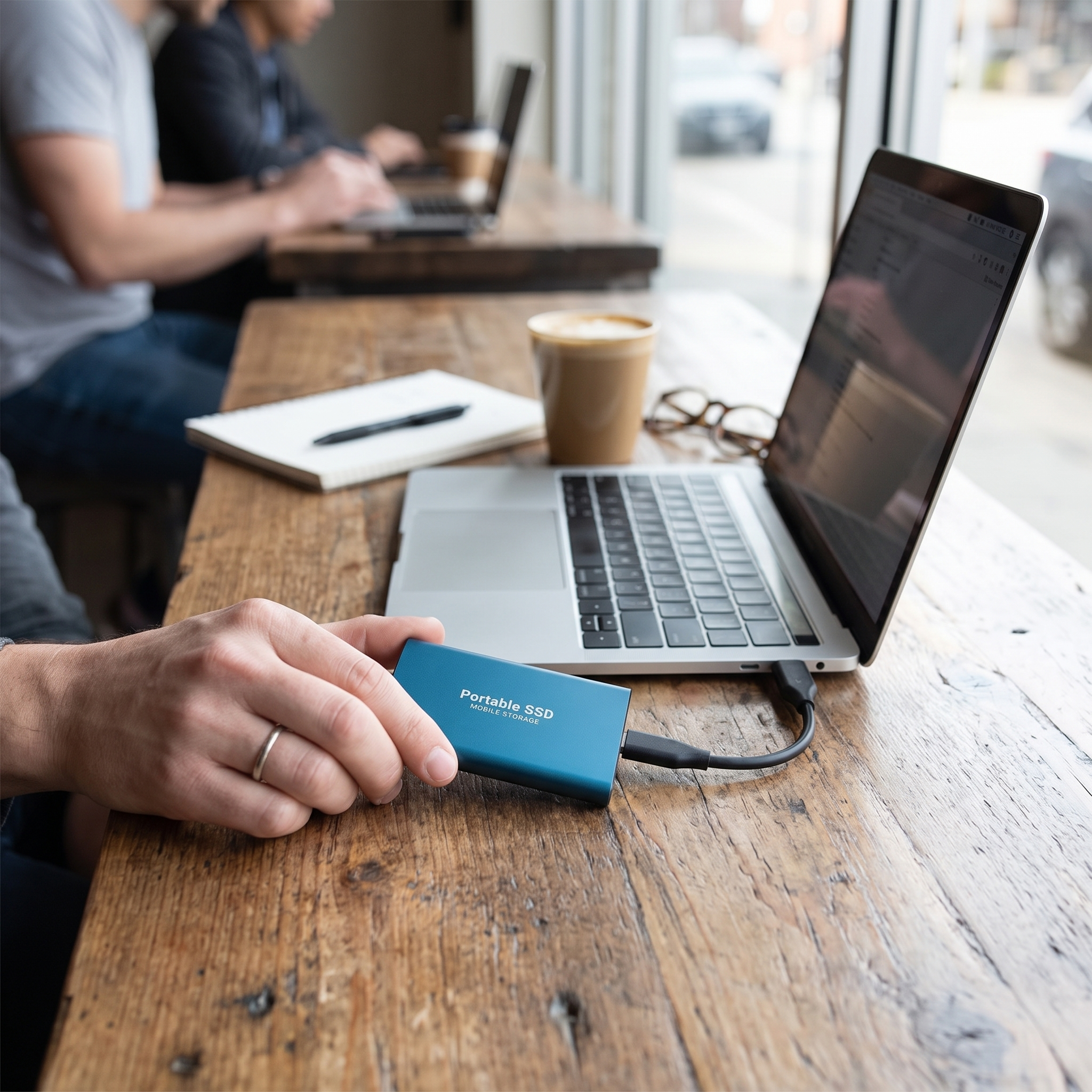 Externe SSD Harde Schijf USB 3.1 Draagbaar lifestyle