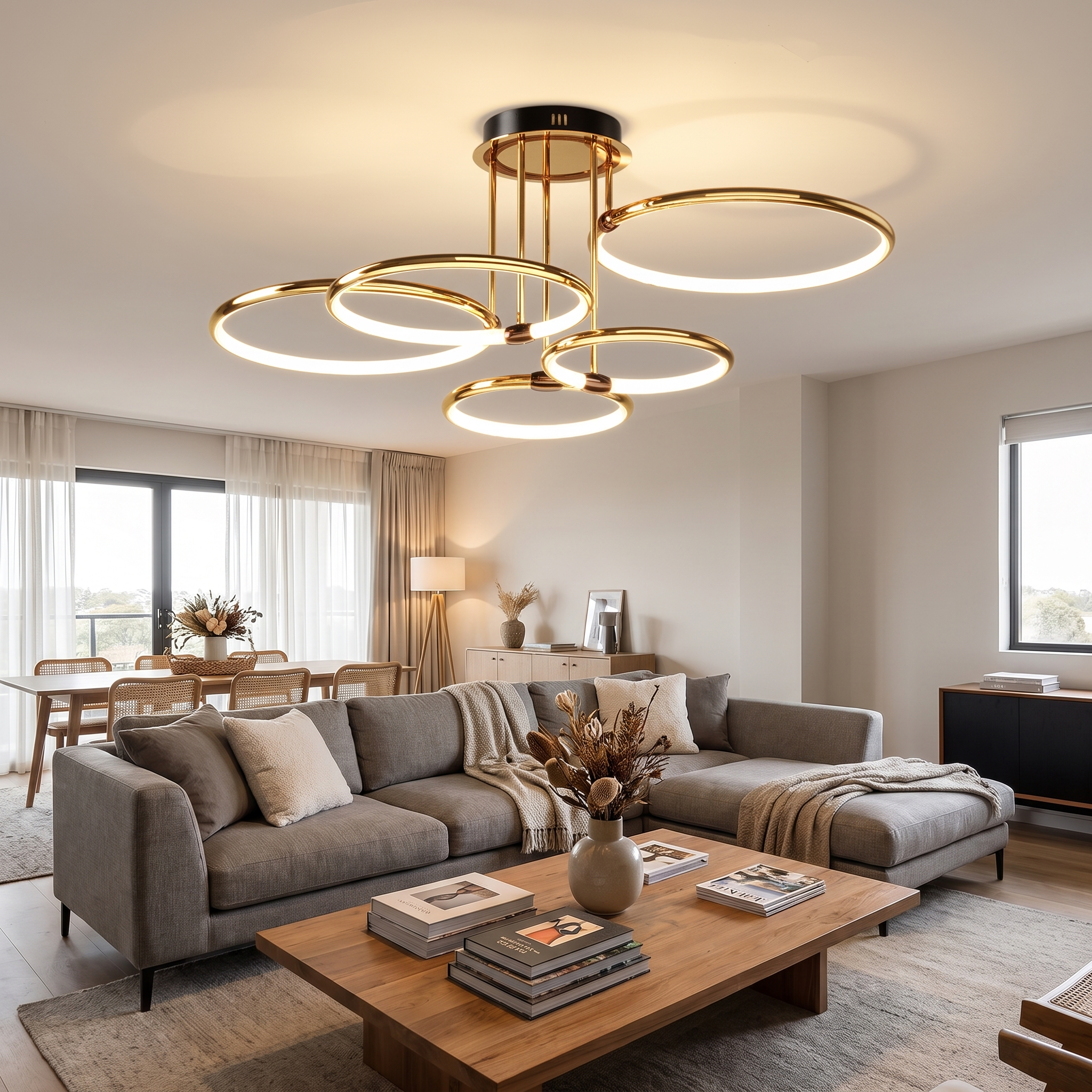 Sansoti LED Ring Plafondlamp lifestyle