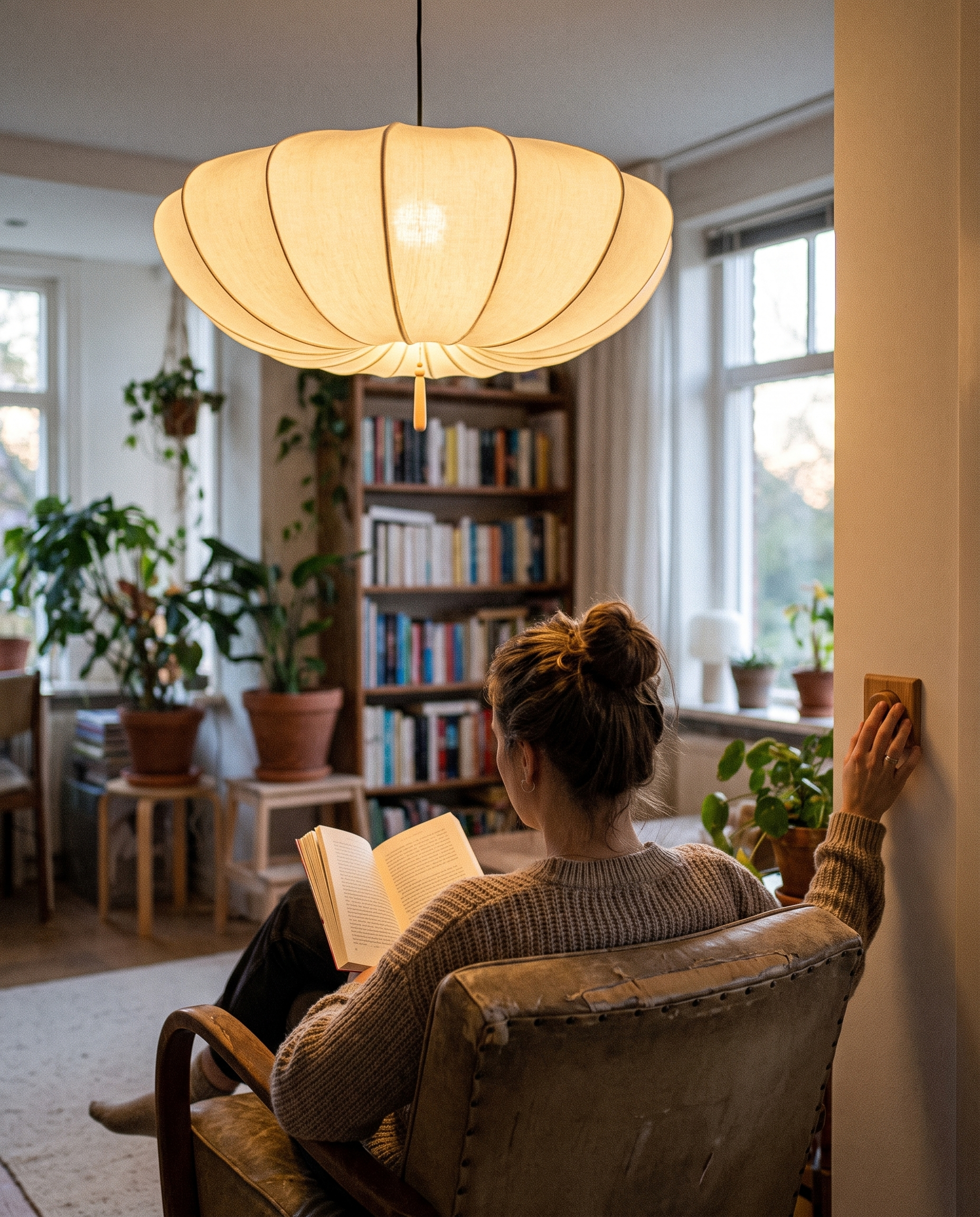Luxe Wolkvormige Plafondlamp Frans Design in gebruik