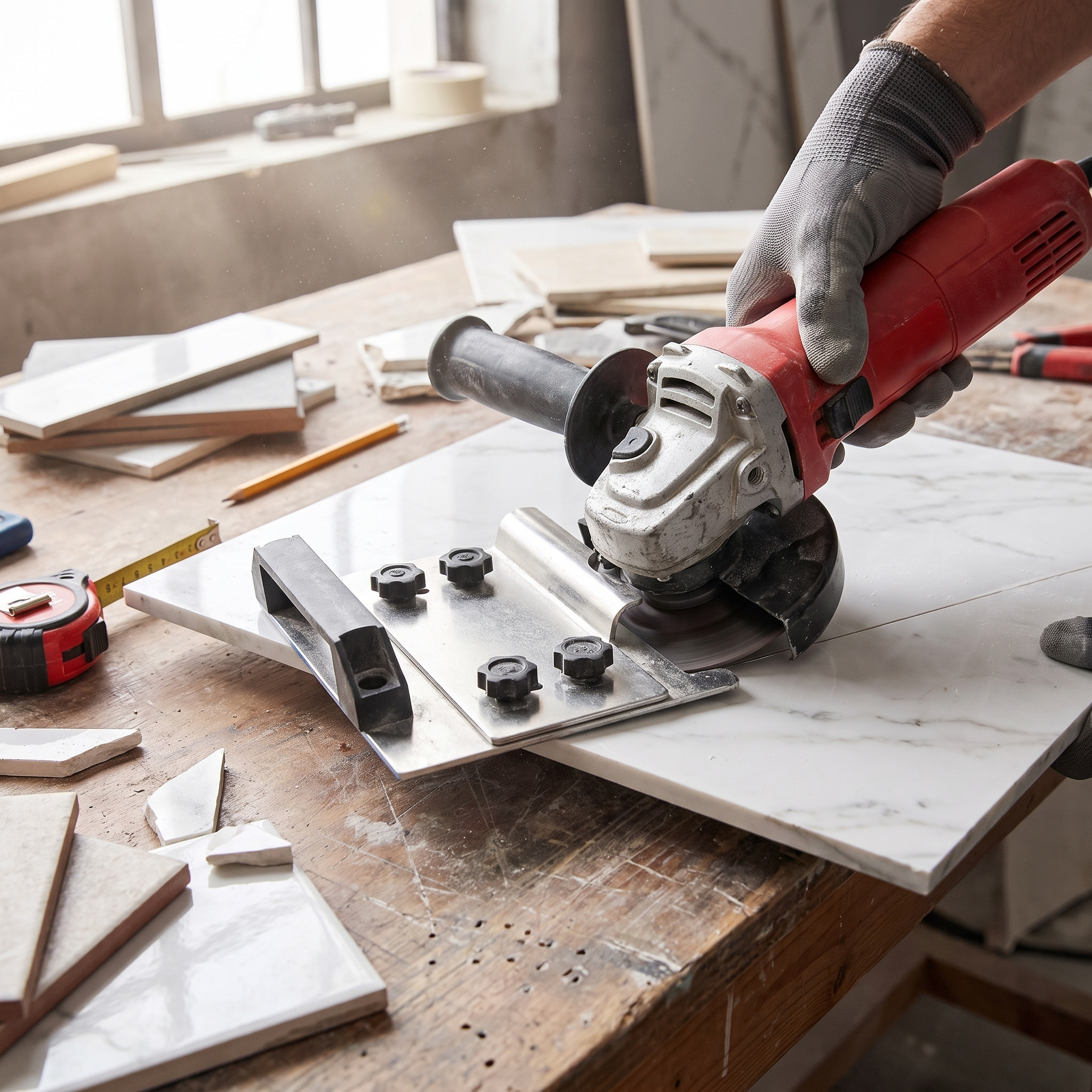 Precision Guide for Angle Grinders lifestyle