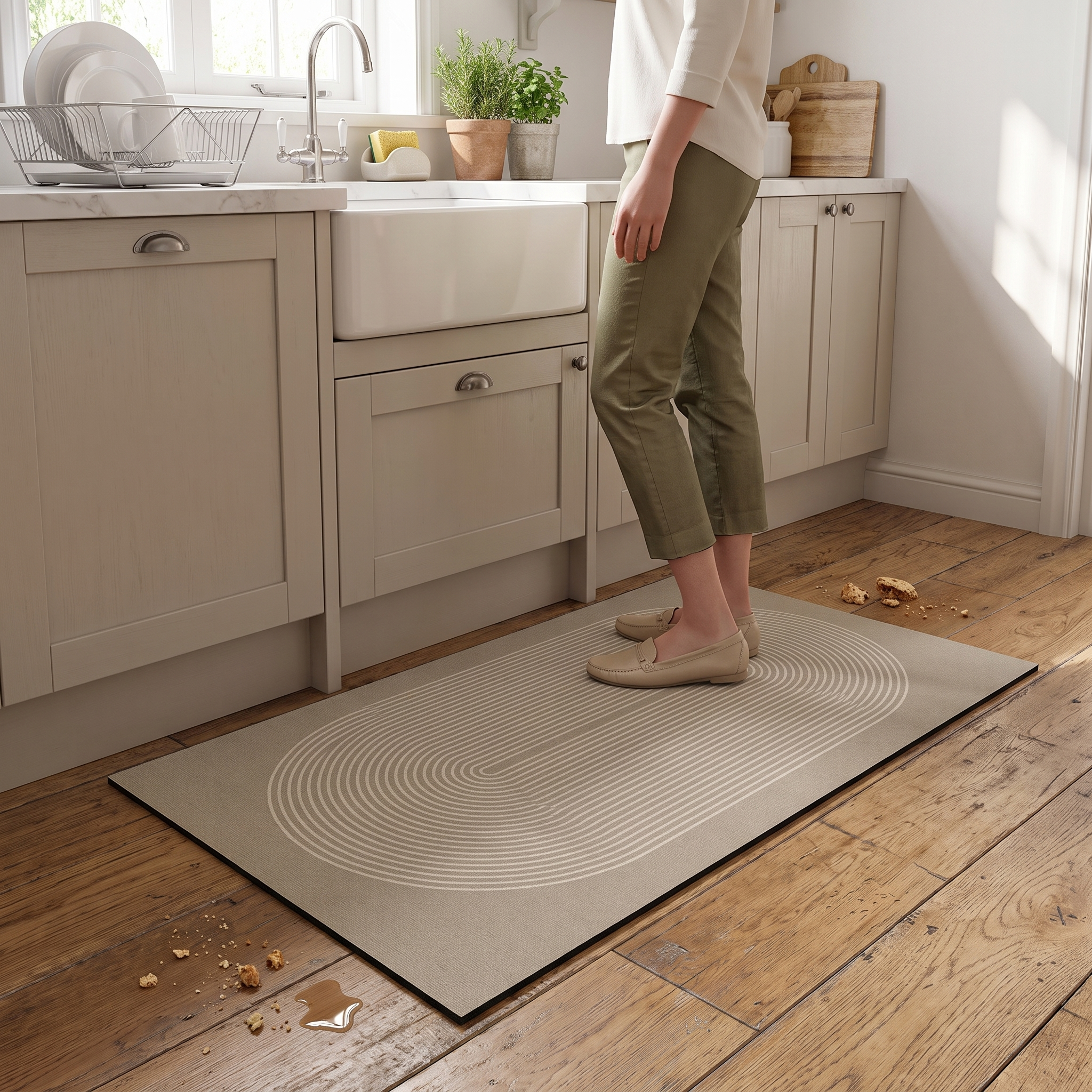 Antislip Keukenmat met Absorberend Oppervlak lifestyle
