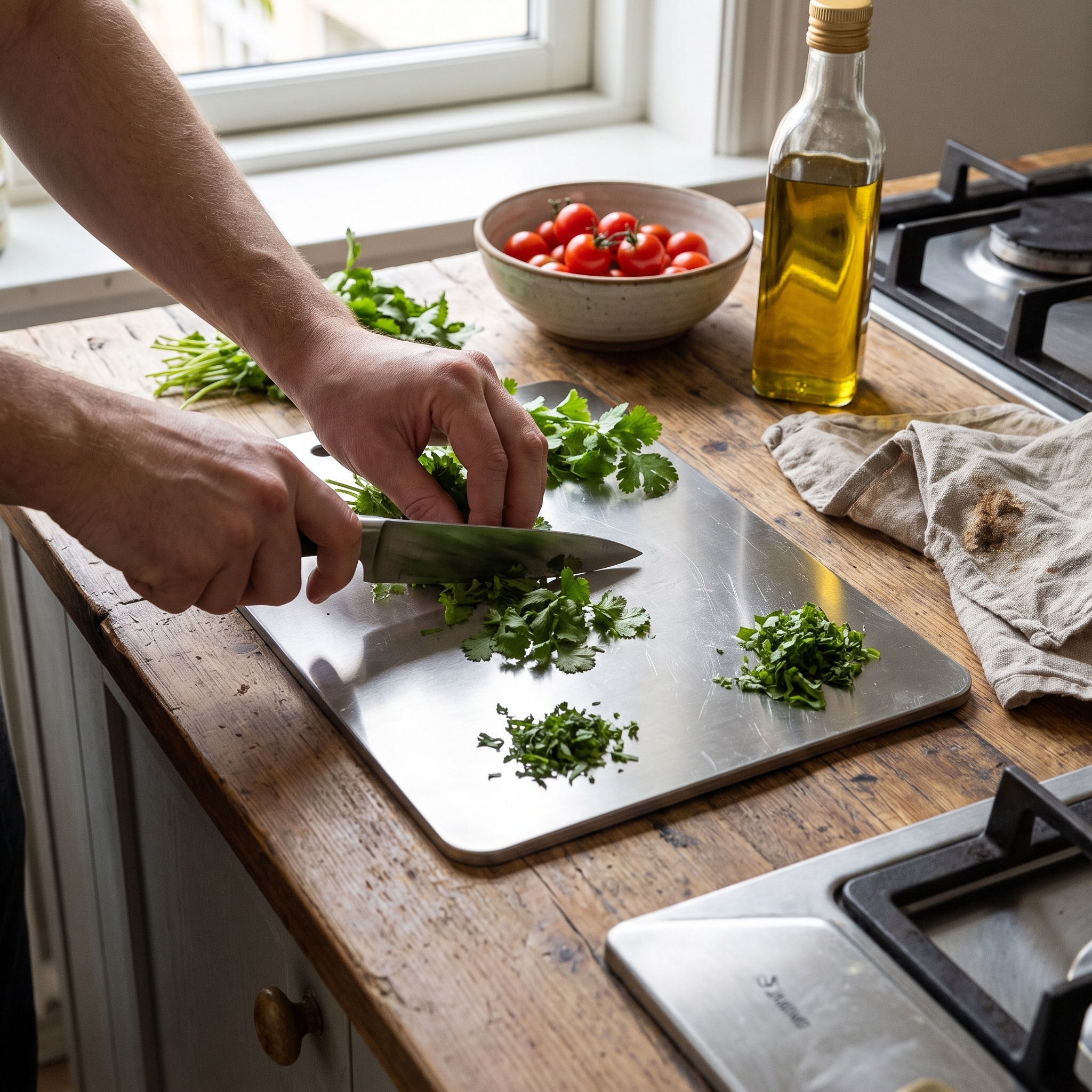 Snijplank Antibacterieel Vaatwasmachinebestendig Messenvrij Duurzaam Keuken lifestyle