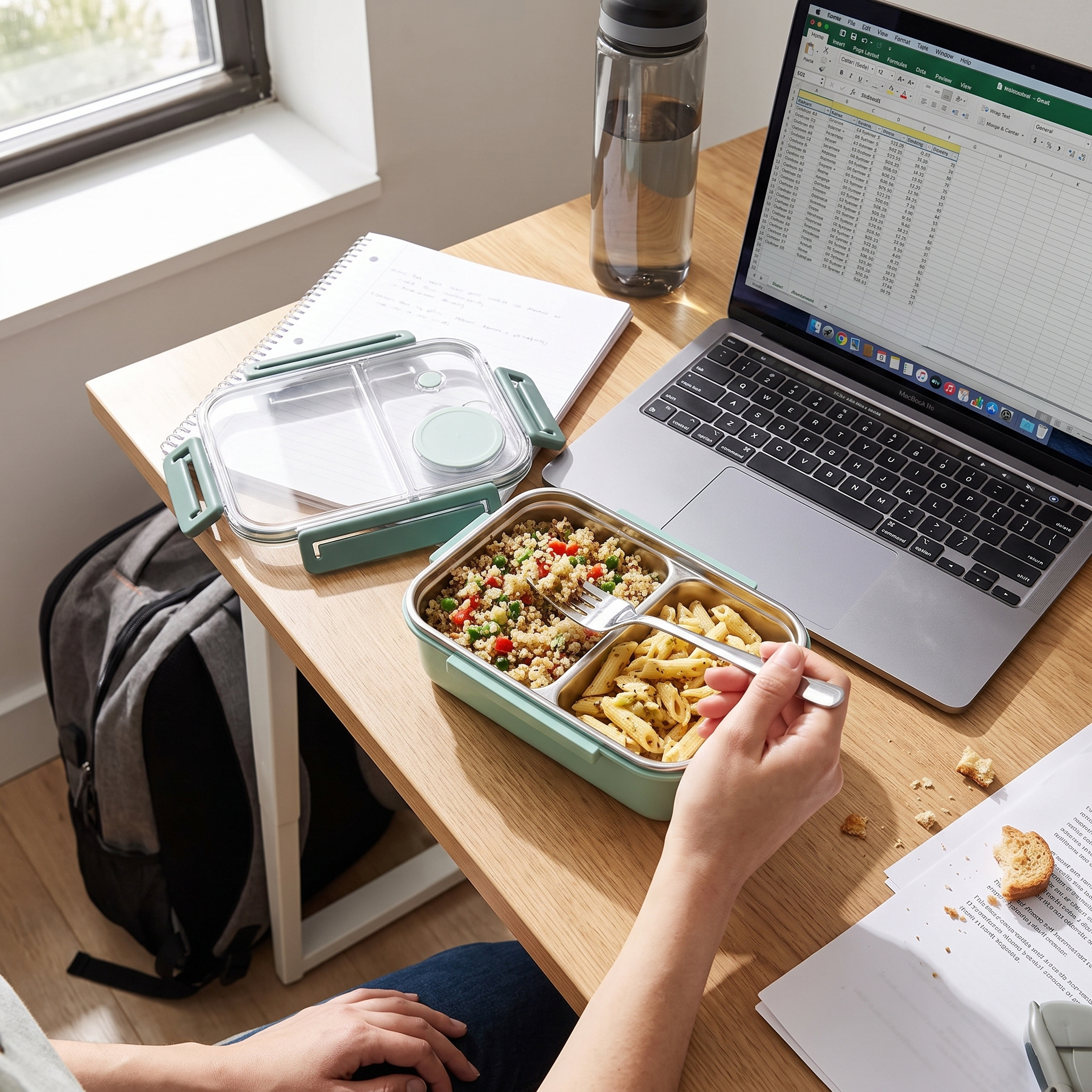 Geïsoleerde Warmhoudcontainer Lunchbox lifestyle