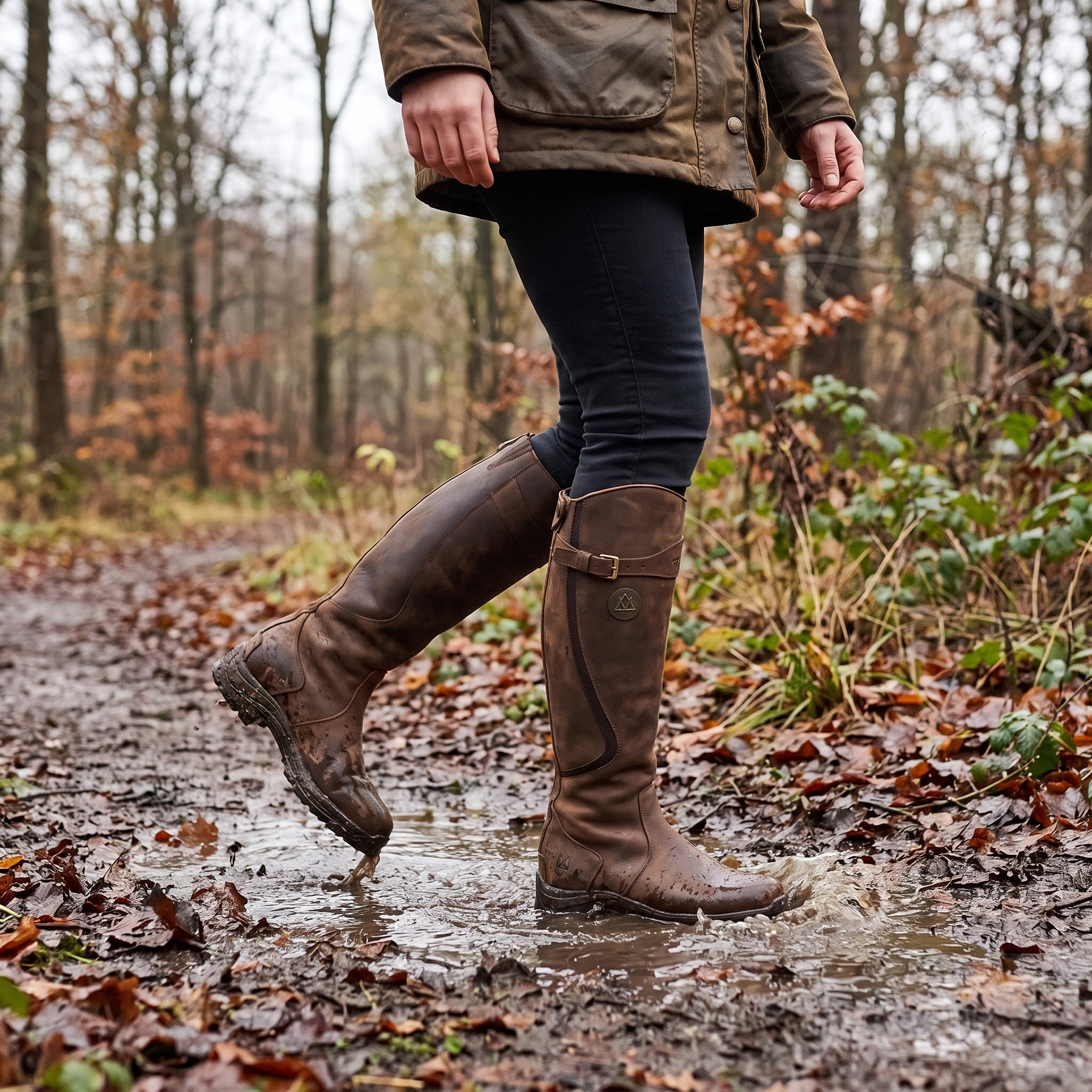 Winterlaarzen Waterdicht Leer Dames lifestyle