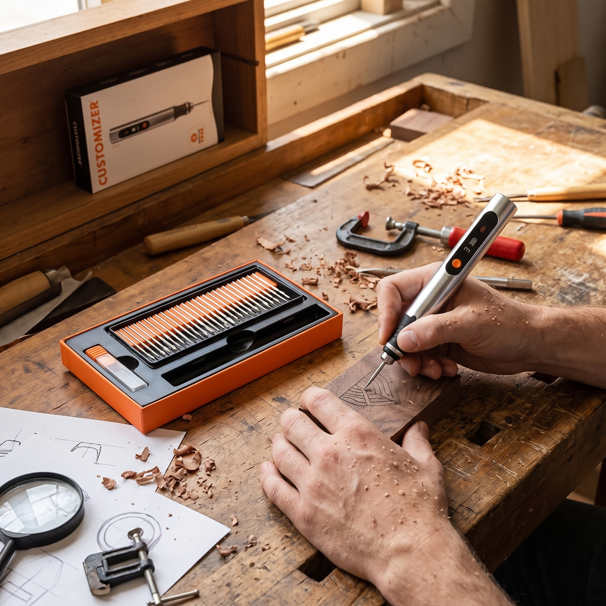 Elektrische Graveerpen Met Precisiepunt lifestyle
