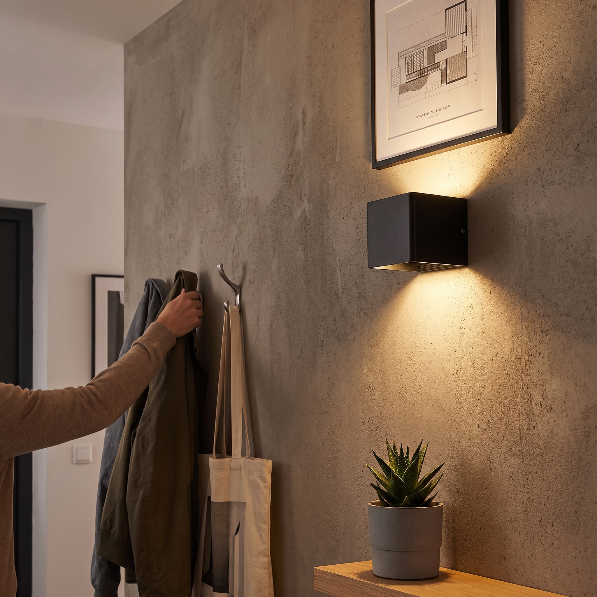 Sansoti | Beruhigende Wandleuchte für das Schlafzimmer – Warmes indirektes Licht im Alltag
