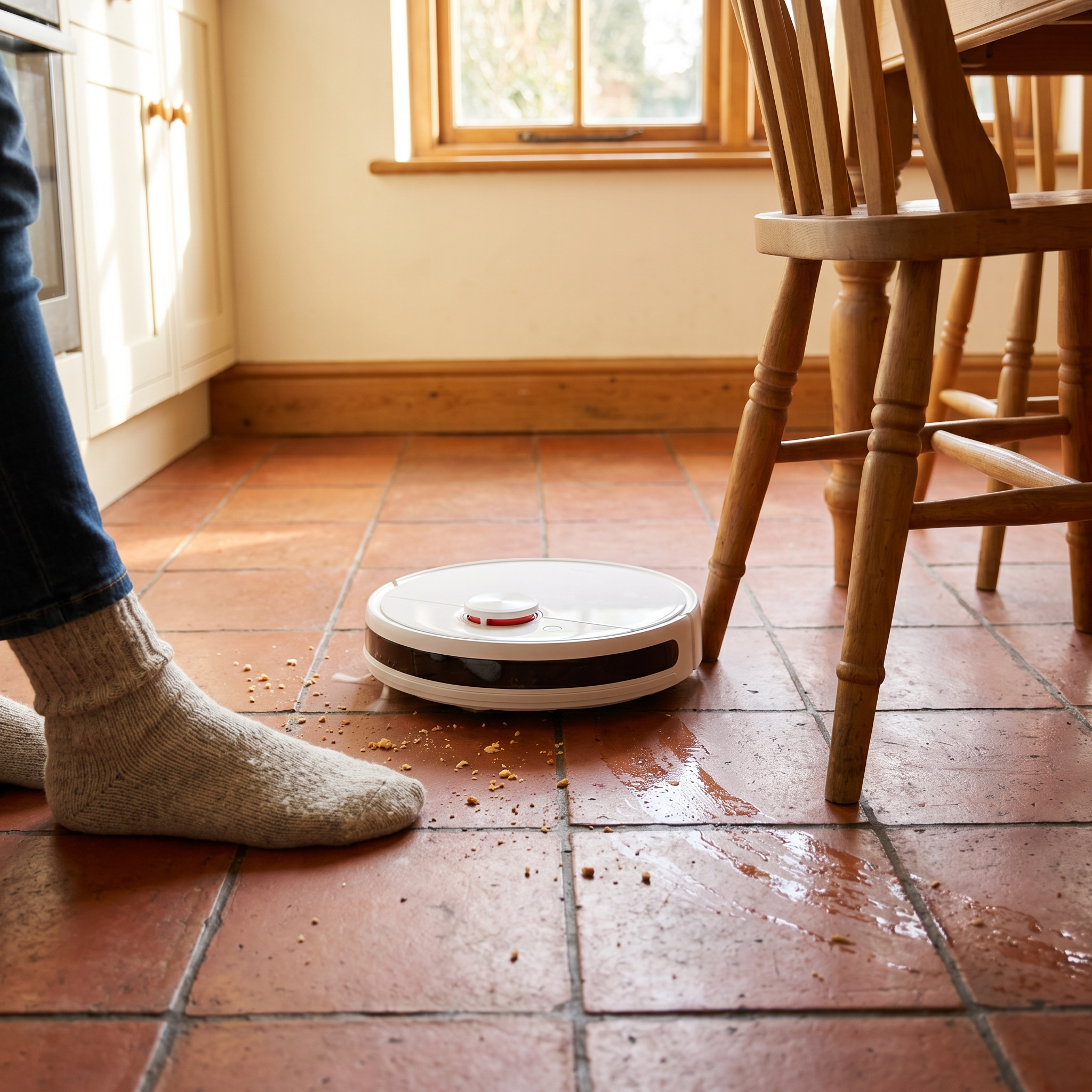 Smart Robot Vacuum Cleaner with Mopping Function 2-in-1 | Sansoti lifestyle