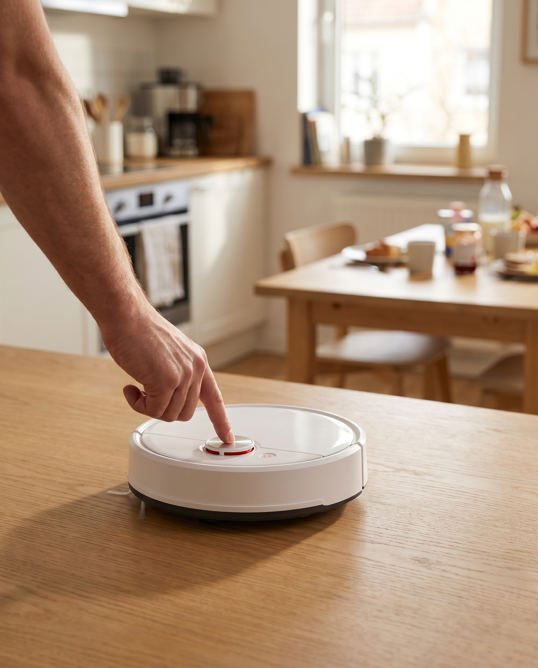 Smart Robot Vacuum Cleaner with Mopping Function 2-in-1 | Sansoti in use
