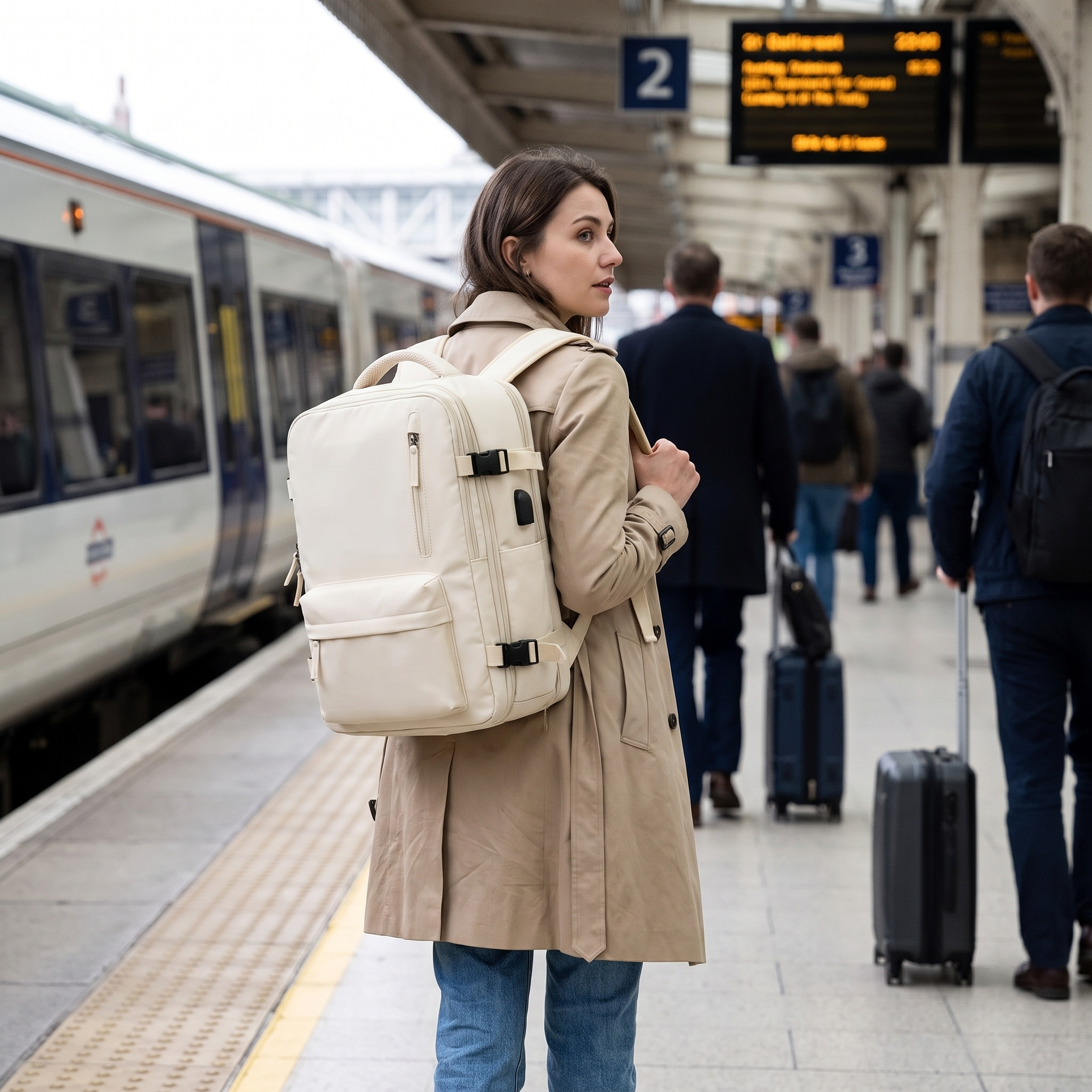 Waterbestendige Reistas met USB-Oplaadpoort lifestyle