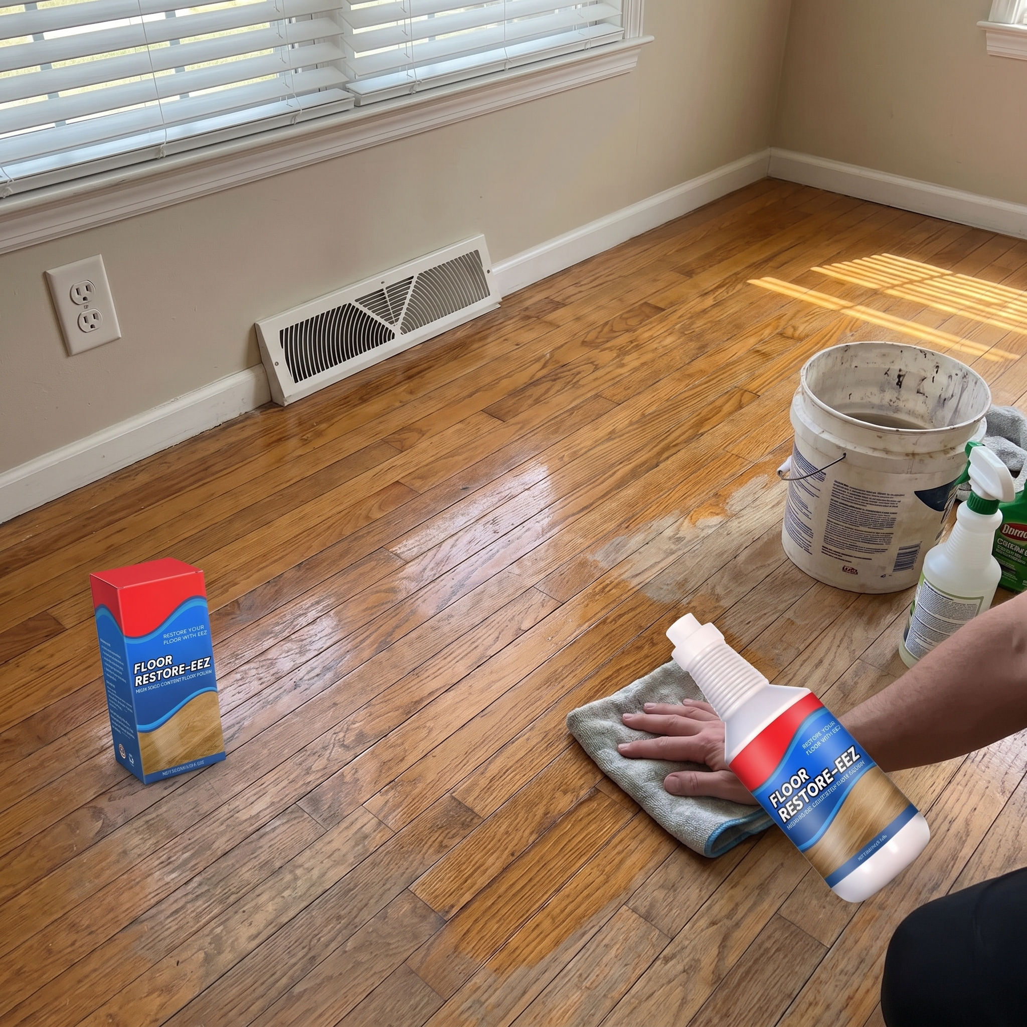 Hardwood Floor Restorer & Scratch Repair Treatment lifestyle