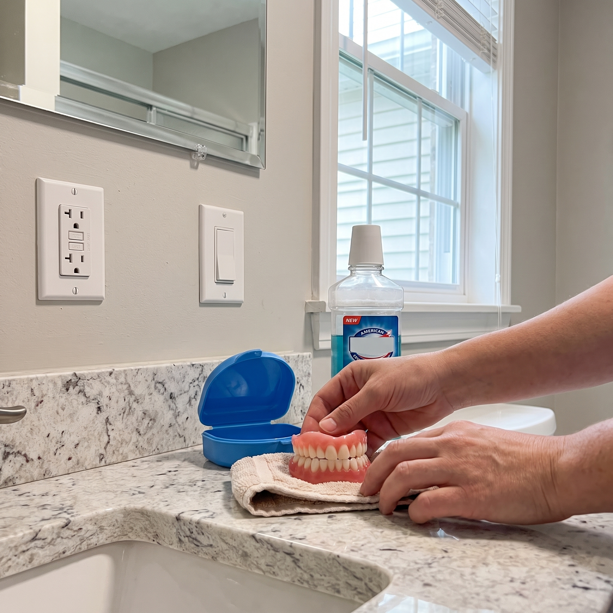 Soft Silicone Denture Cushion Liner lifestyle