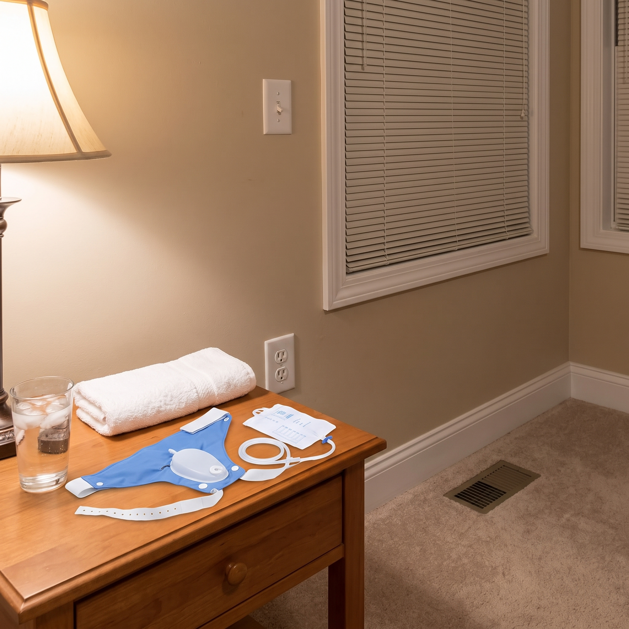 Portable Reusable Urinary Catheter Bag System lifestyle