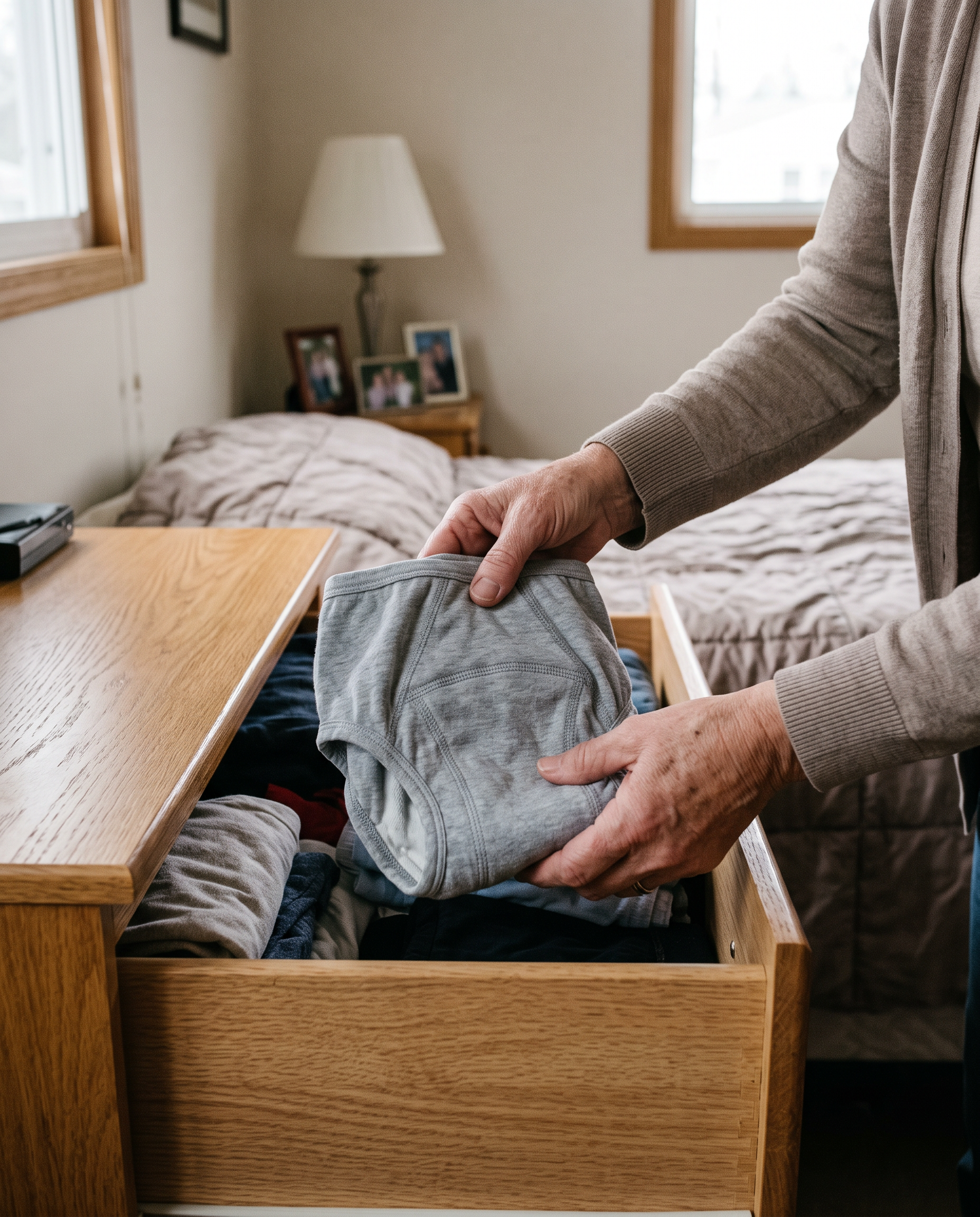 Washable Incontinence Underwear for Seniors in use