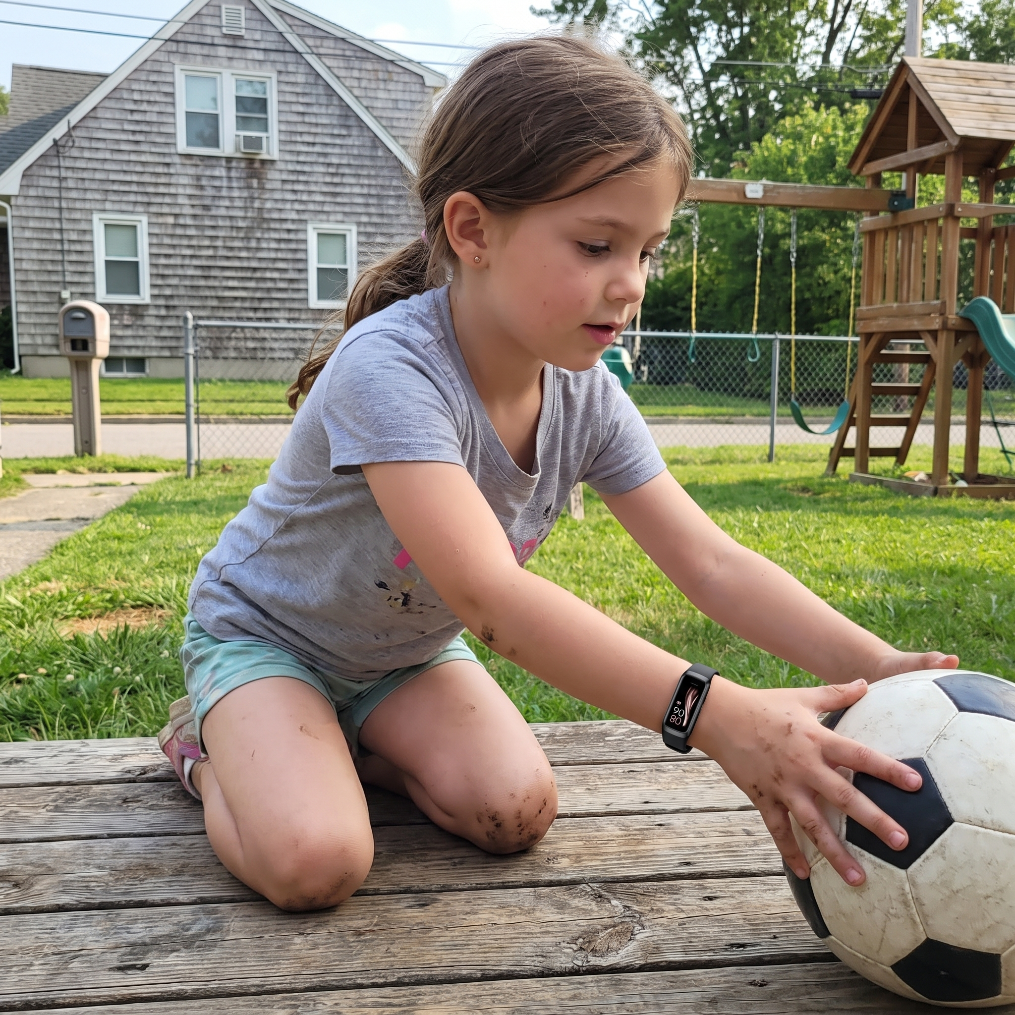 Kids Fitness Tracker Watch with Heart Rate Monitor lifestyle