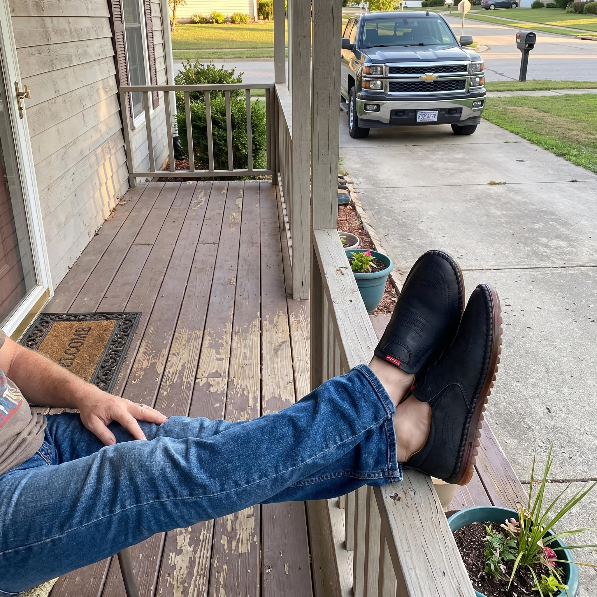 Men's Orthopedic Walking Shoes with Arch Support & Air Cushion Sole lifestyle