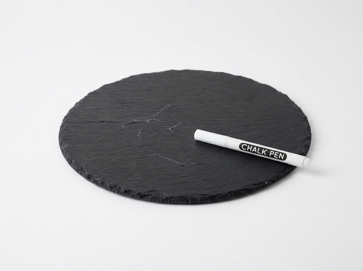 Slate board with chalk pen