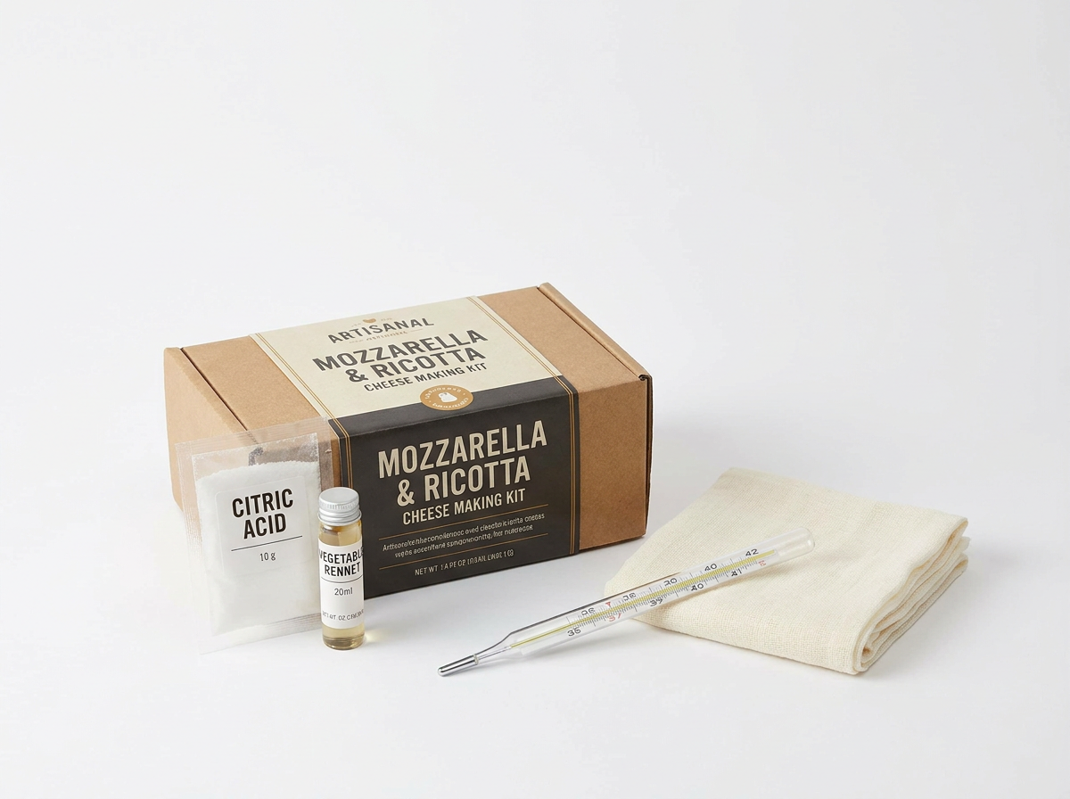Fresh cheese kit (mozzarella & ricotta)