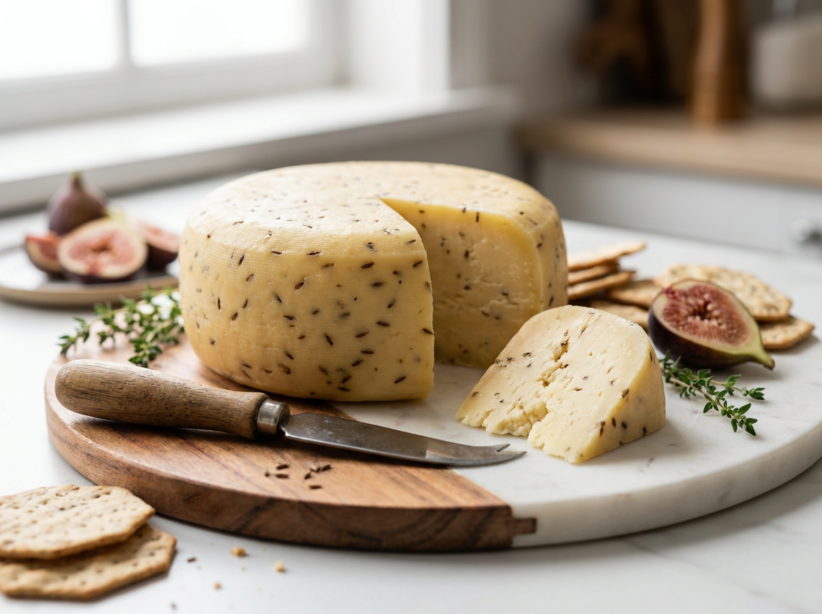 Leyden cheese cheese