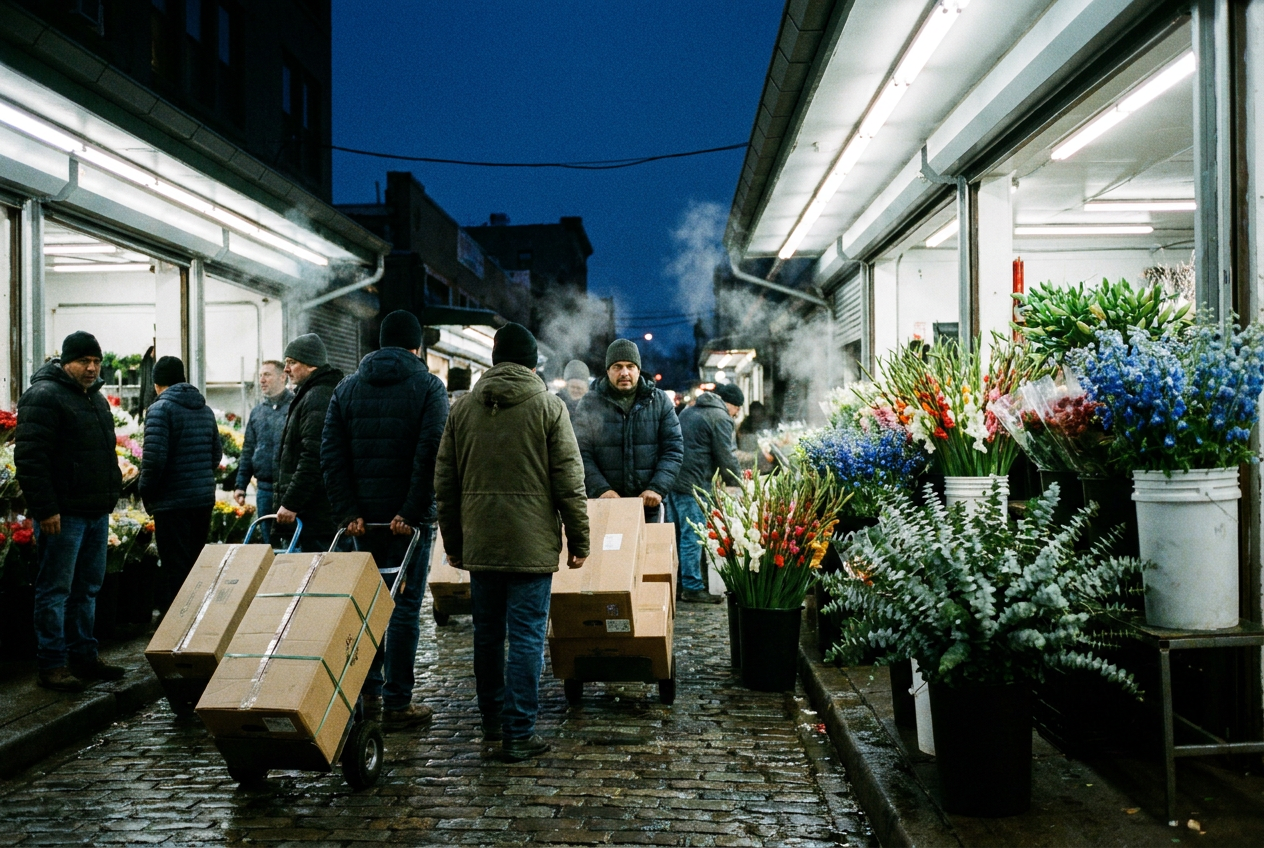 The market — Room one